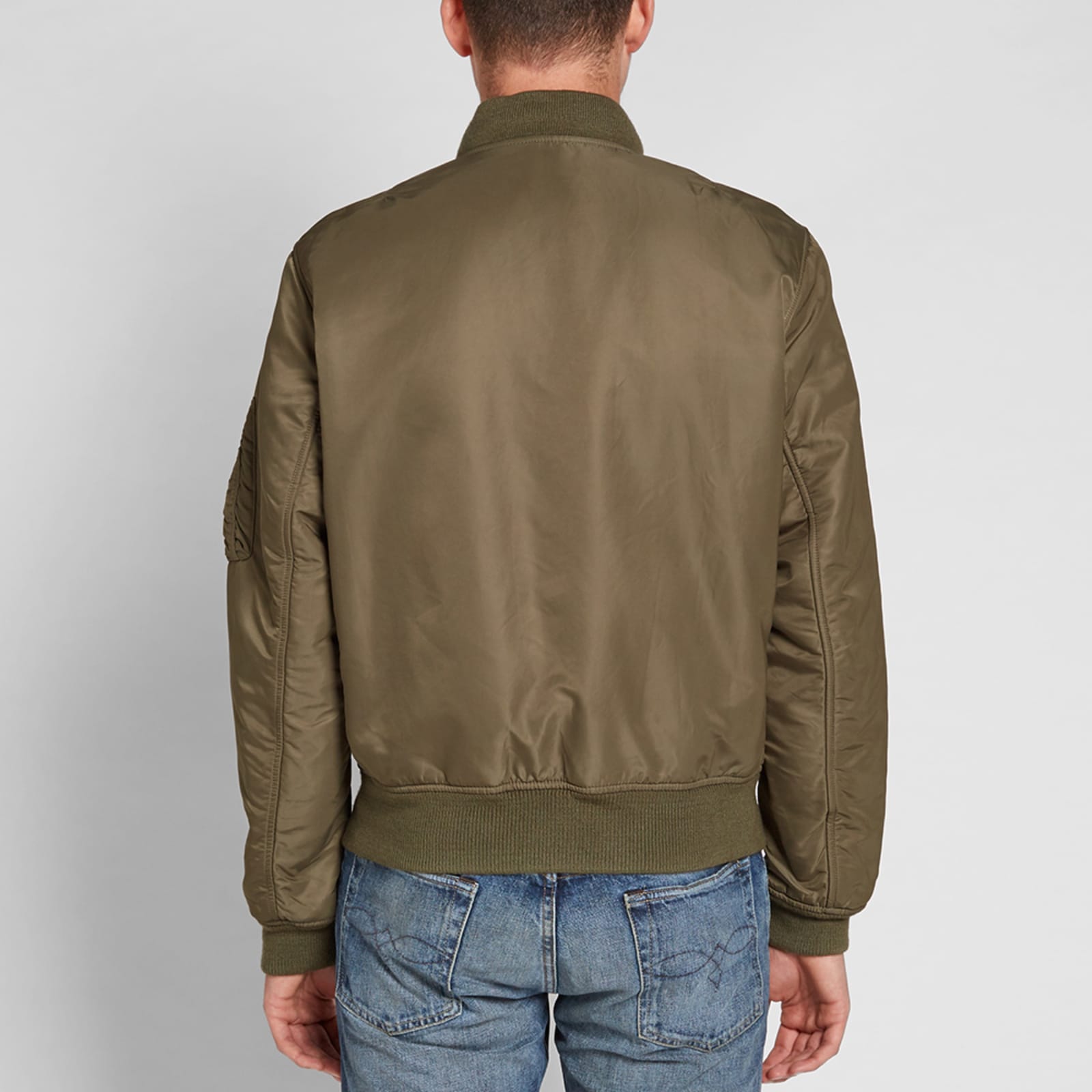 Polo Ralph Lauren Vintage Military Bomber Jacket Bohemian Olive END.