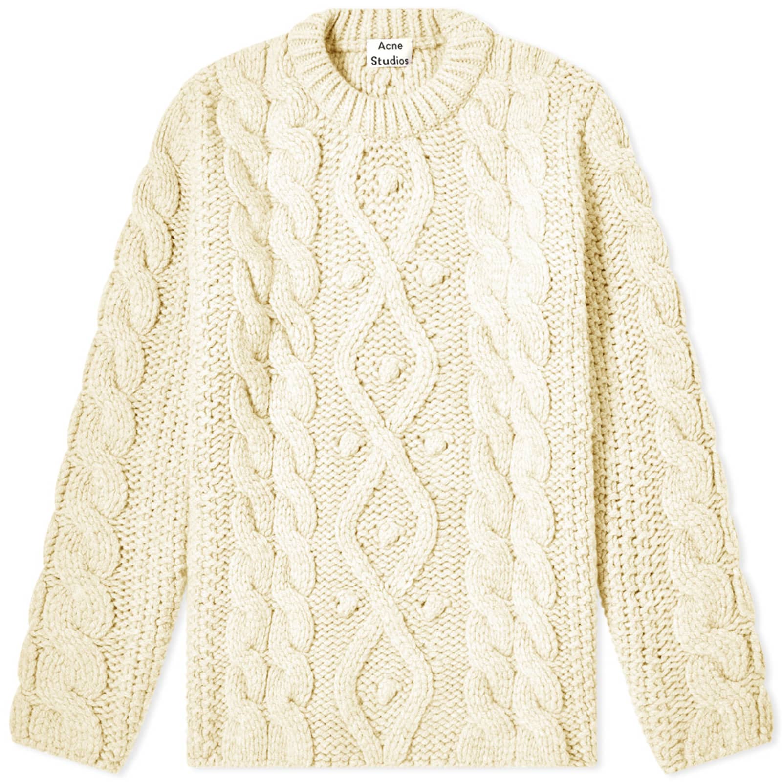 Off White Cable Knit