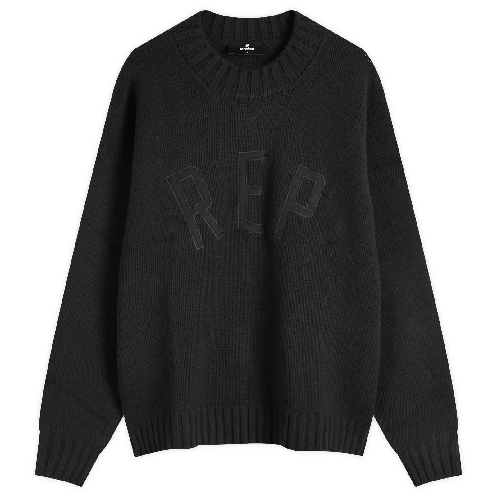 Represent Rep Knit Jumper Black END. (GB)