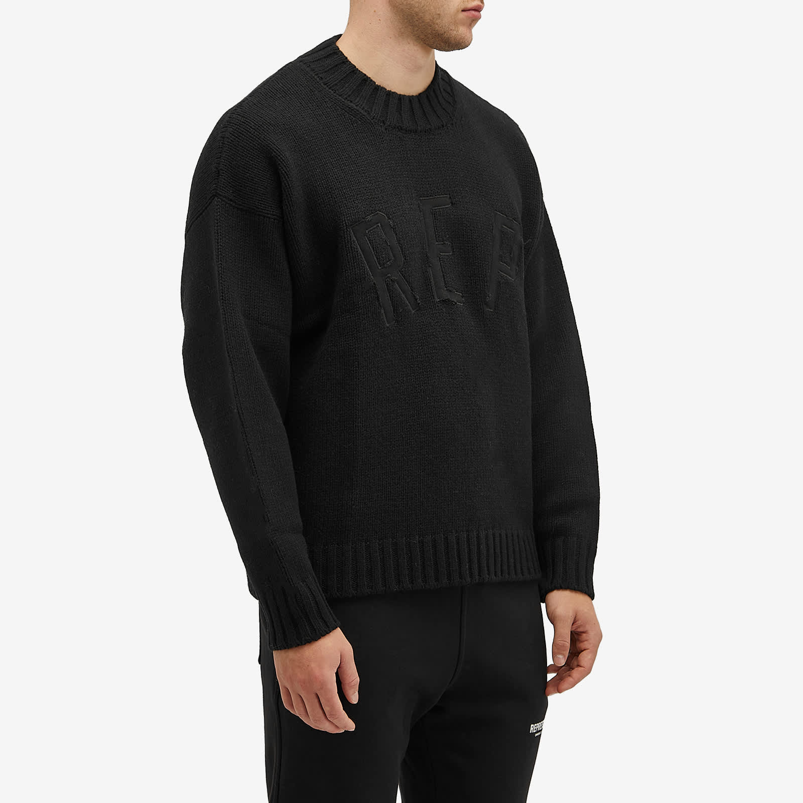 Represent Rep Knit Jumper Black END. (GB)