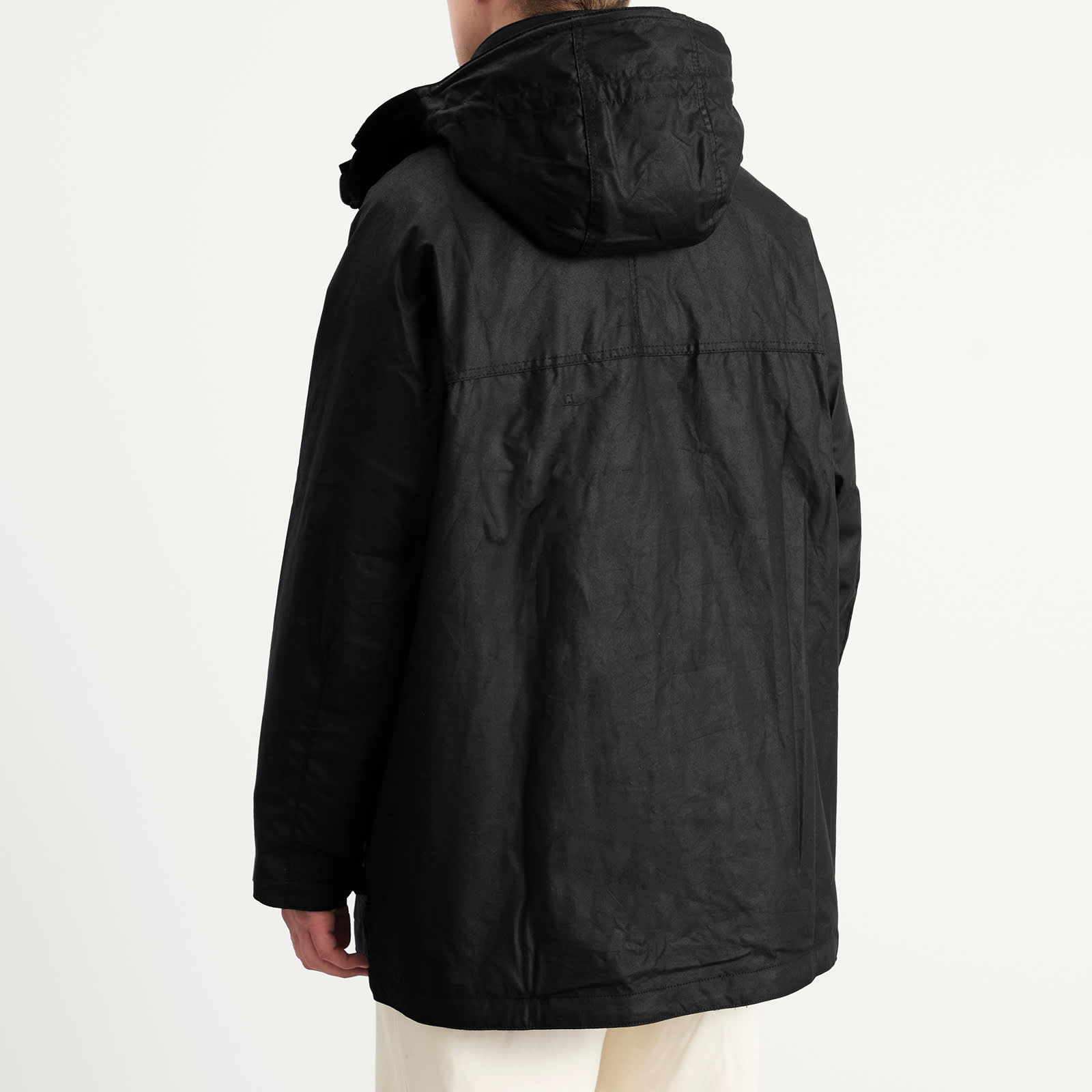 Barbour x Margaret Howell Stand Collar Wax Parka