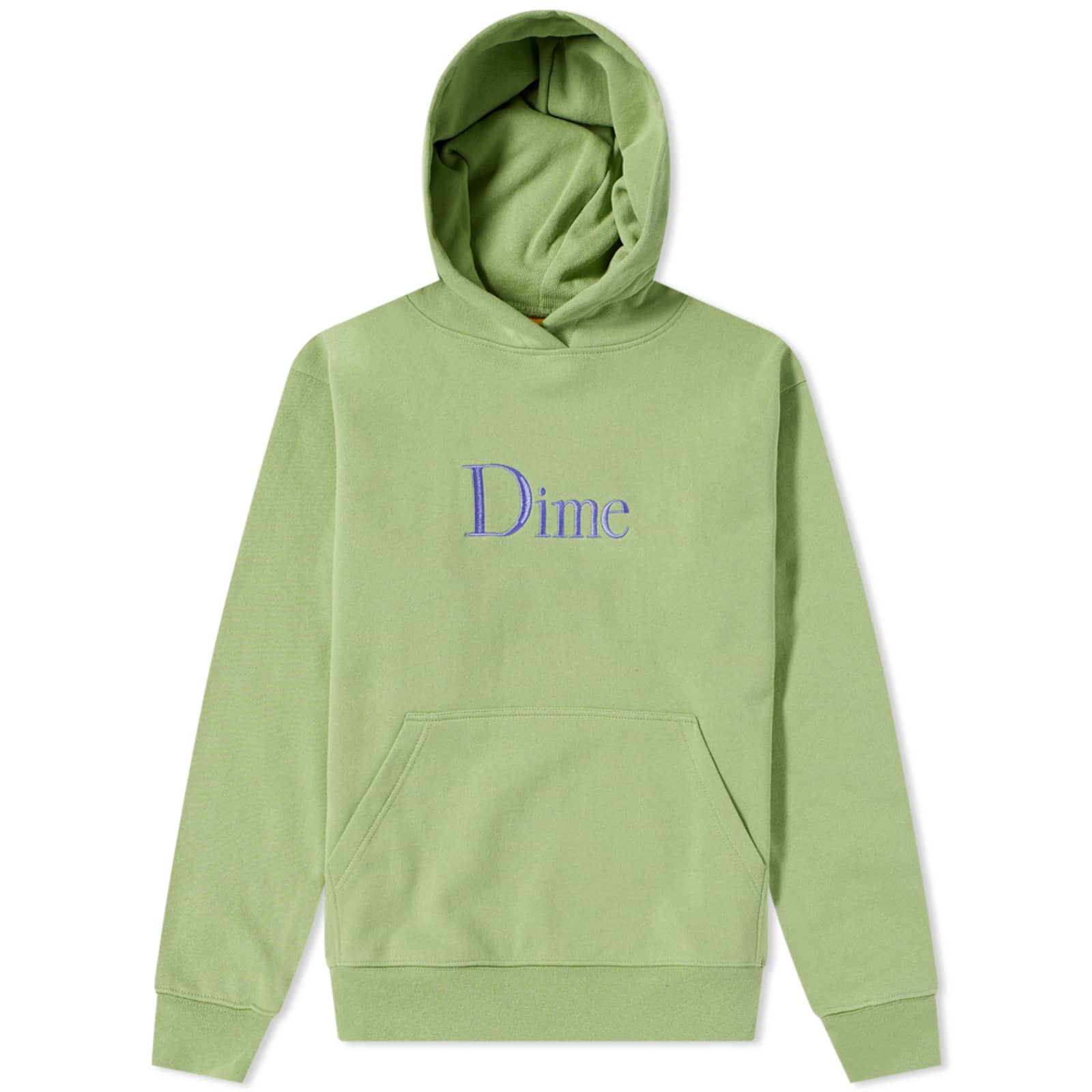 Dime Classic Embroidered Logo Hoodie - Tea