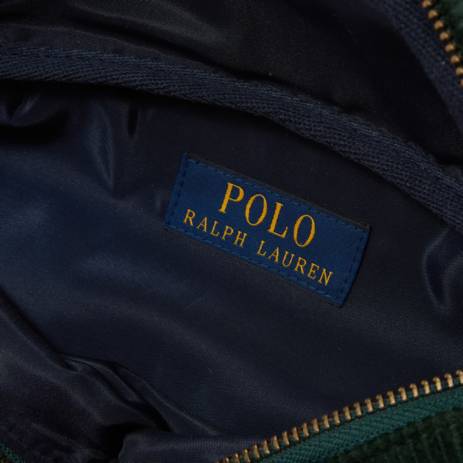 Polo Ralph Lauren Corduroy Cross Body Bag College Green END.