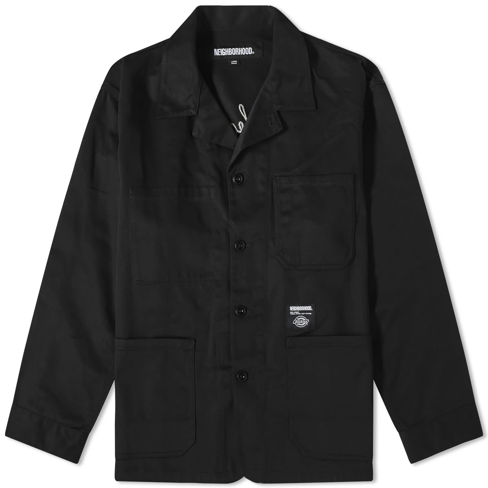 Neighborhood x Dickies Coverall Jacket Black END.