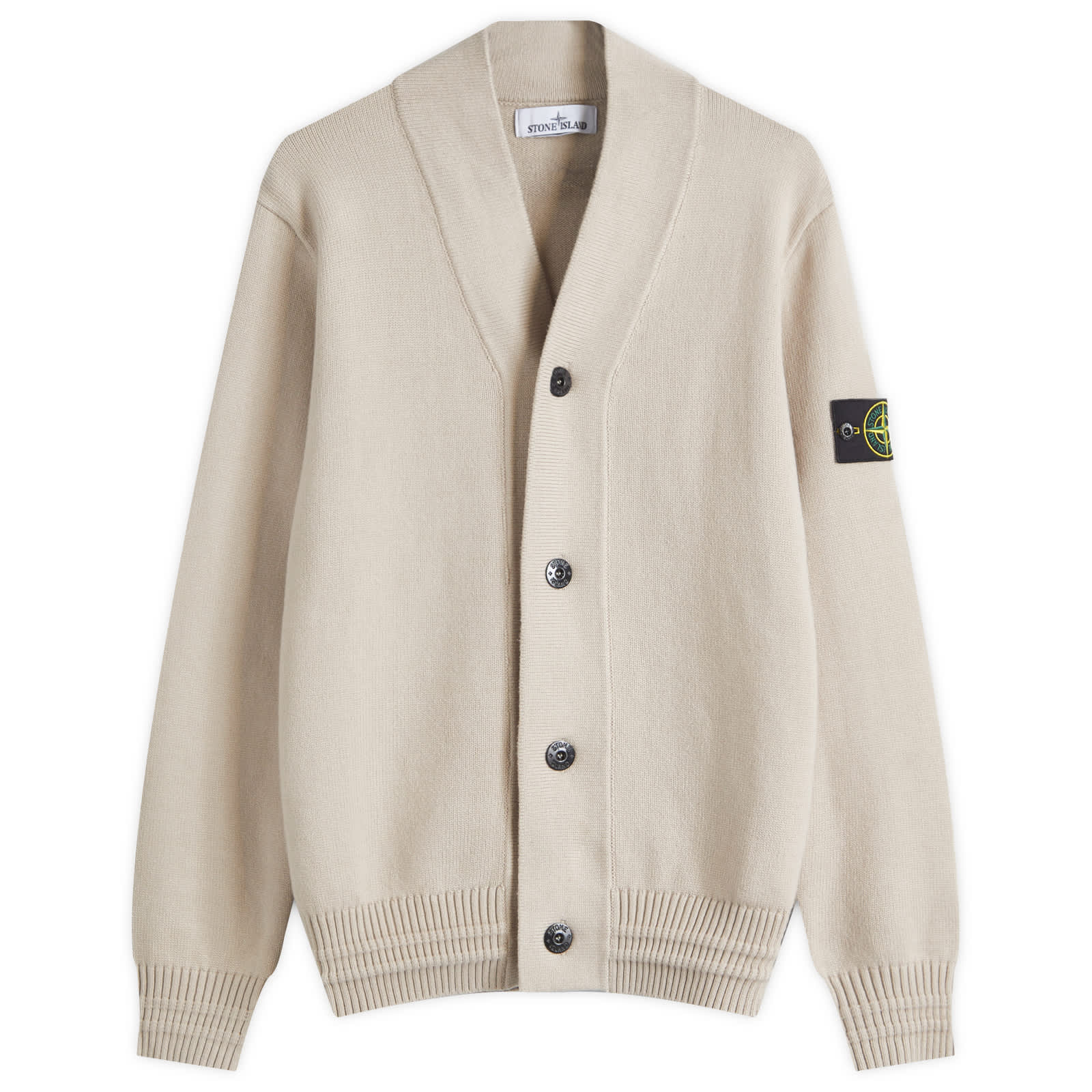 Stone Island Winter Cotton Cardigan - Plaster