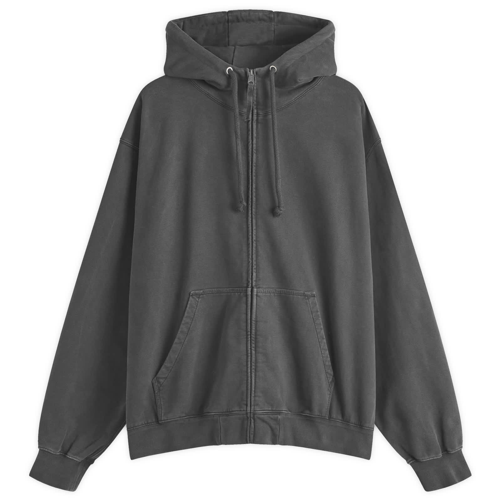 Maison Margiela Zip Hoodie - Washed Black