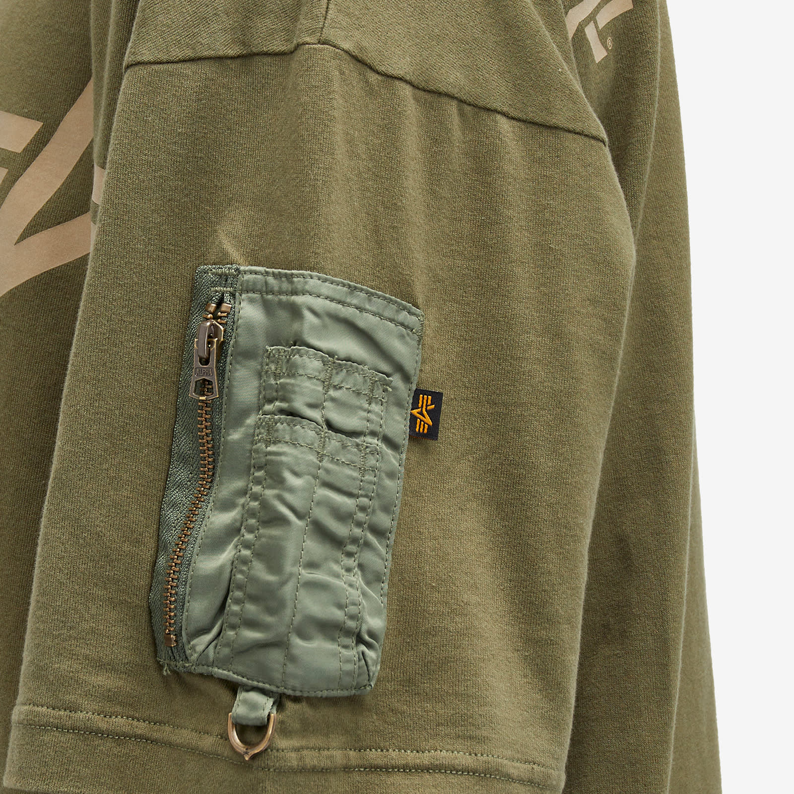 MASTERMIND WORLD x Alpha Industries Pocket TShirt Olive END. (GB)