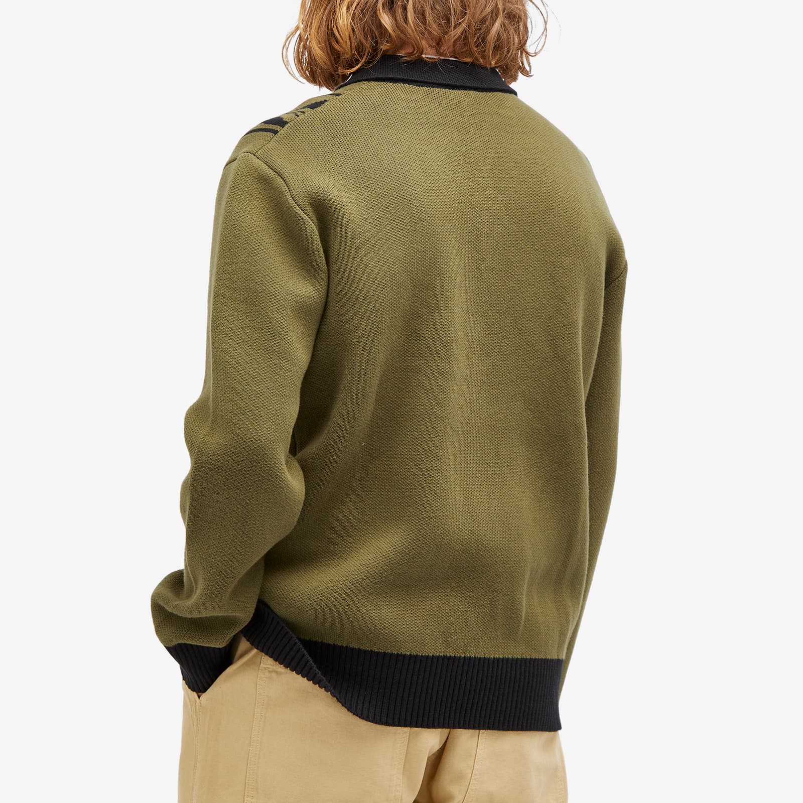 Service Works Olive Branch Button Up Cardigan Olive END. (KR)