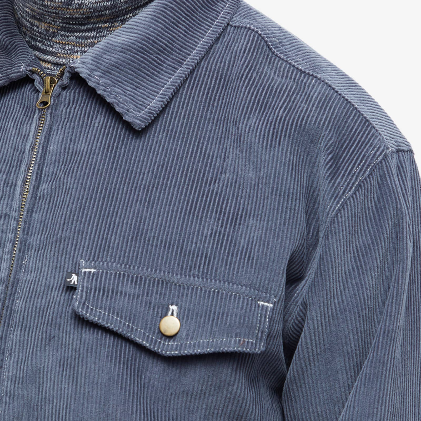 PassPort Cord Zip Jacket Navy END.