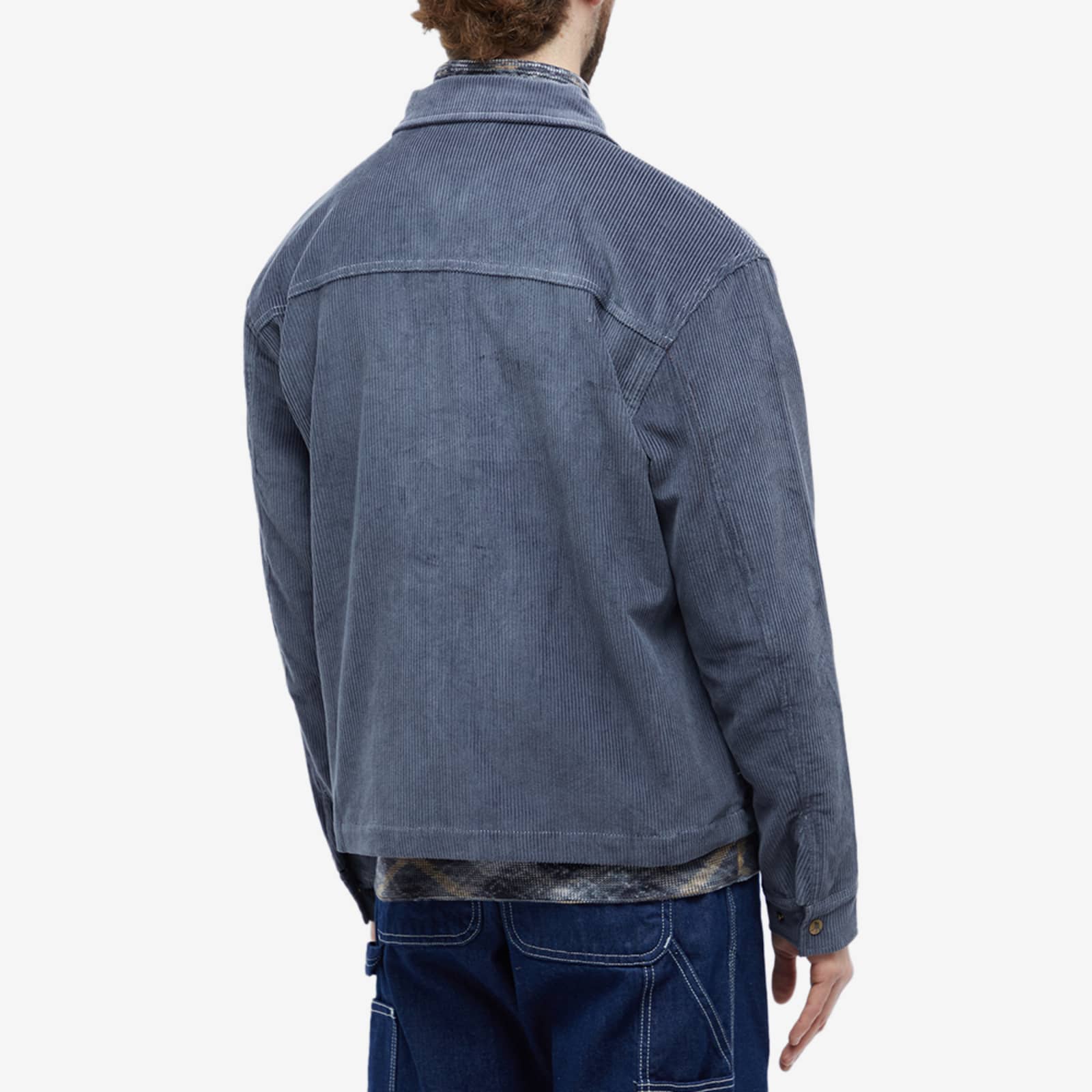 PassPort Cord Zip Jacket Navy END.