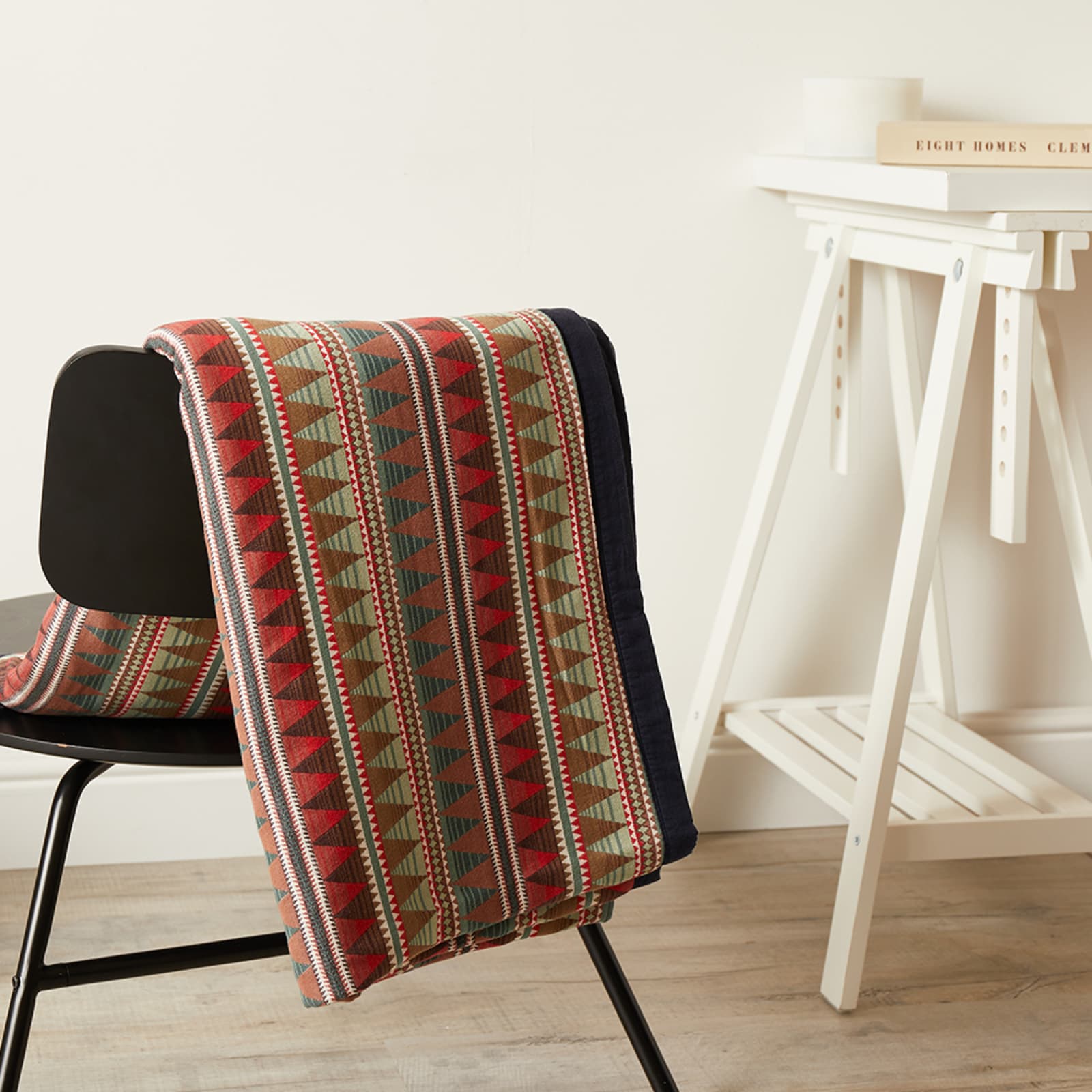 RRL Camp Blanket Red Multi & Blue Multi END. (GB)