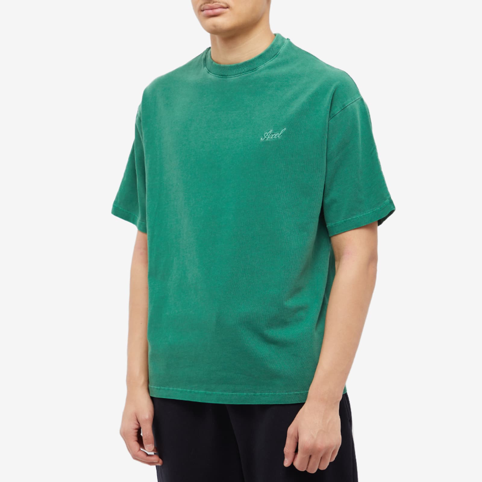 Axel Arigato Title Oversized T Shirt Dark Green END axel-arigato-title-oversized-t-shirt-dark-green-end