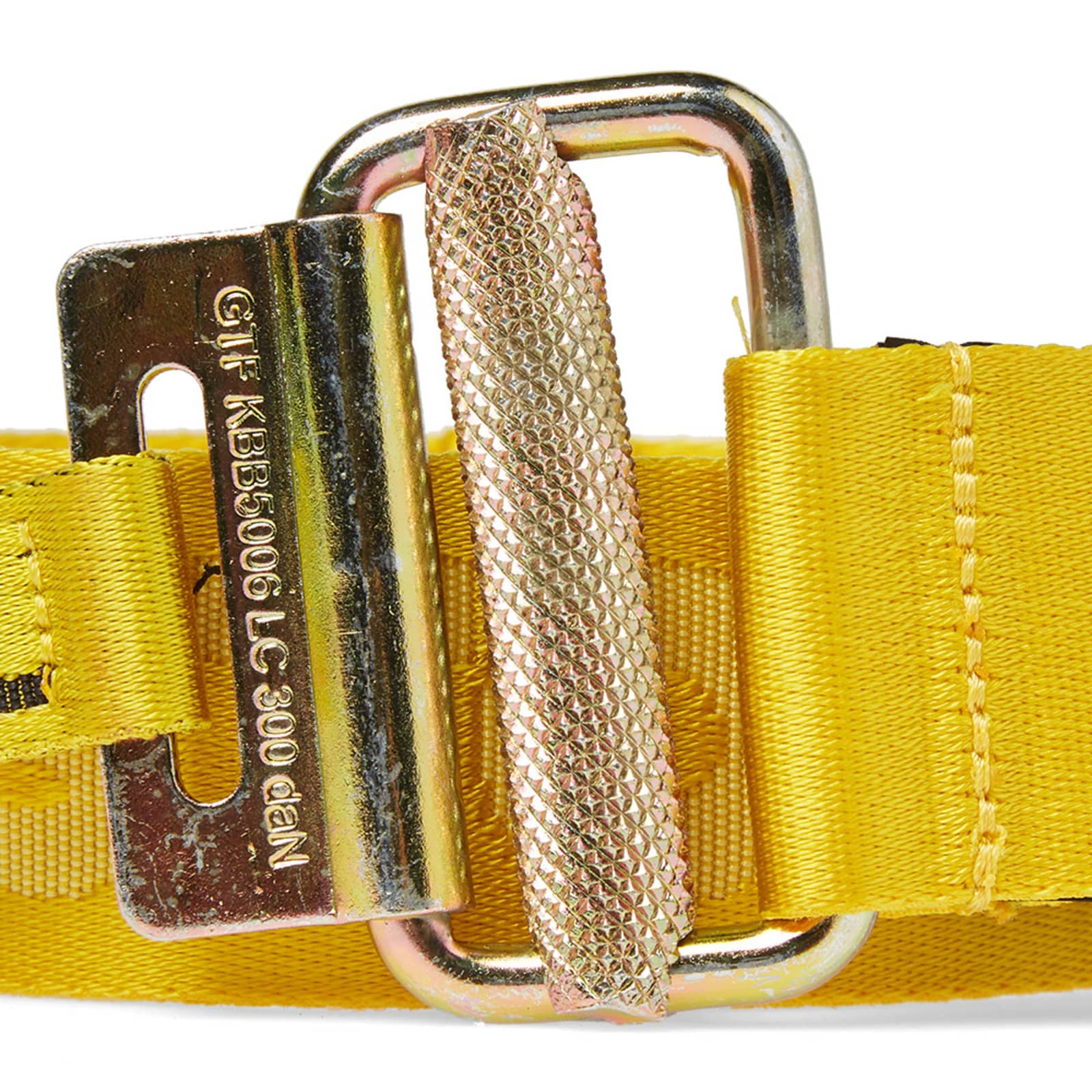 Heron Preston Jacquard Tape Belt Yellow END. (UK)
