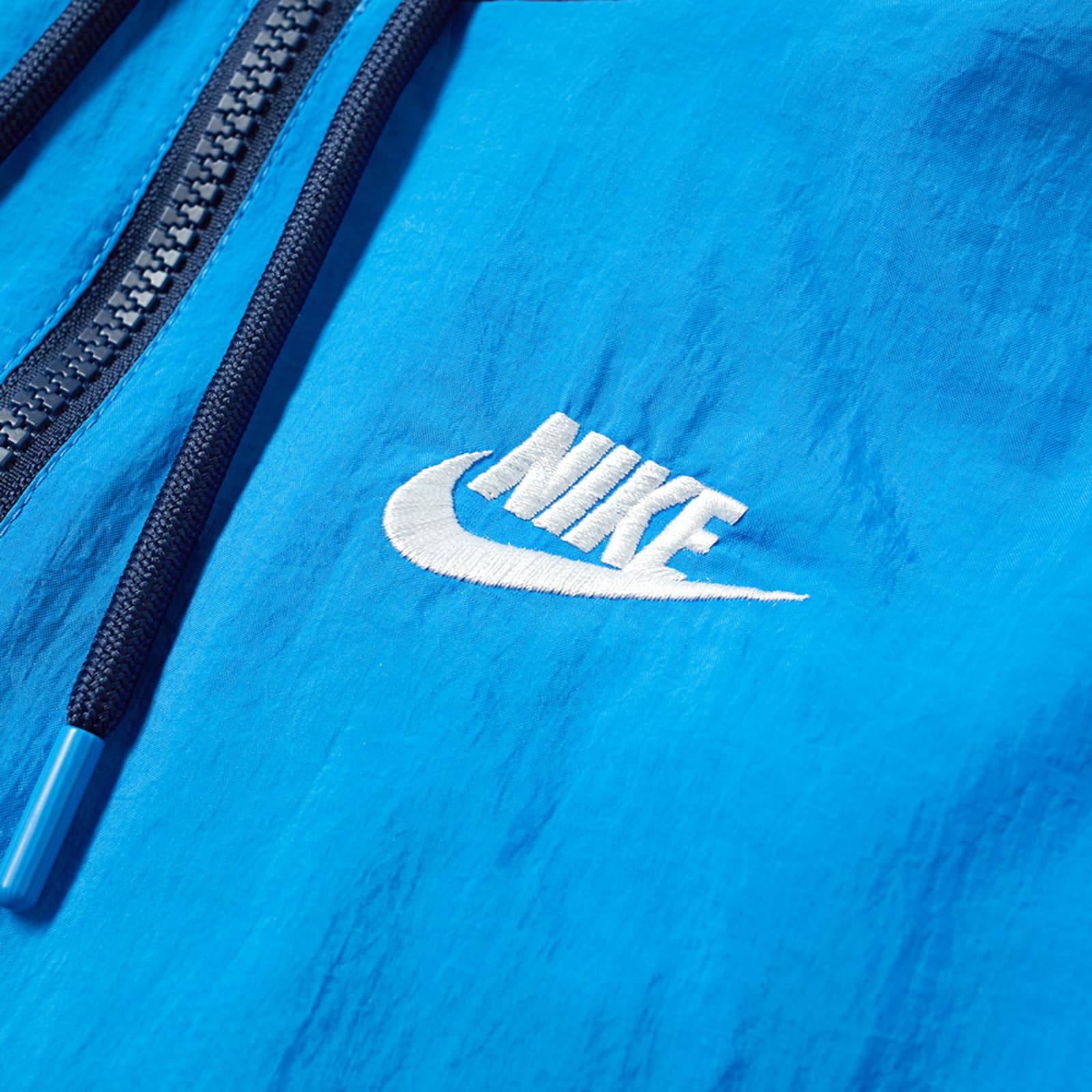 Nike Colourblock Retro Woven Jacket Navy, Pacific Blue & White END.