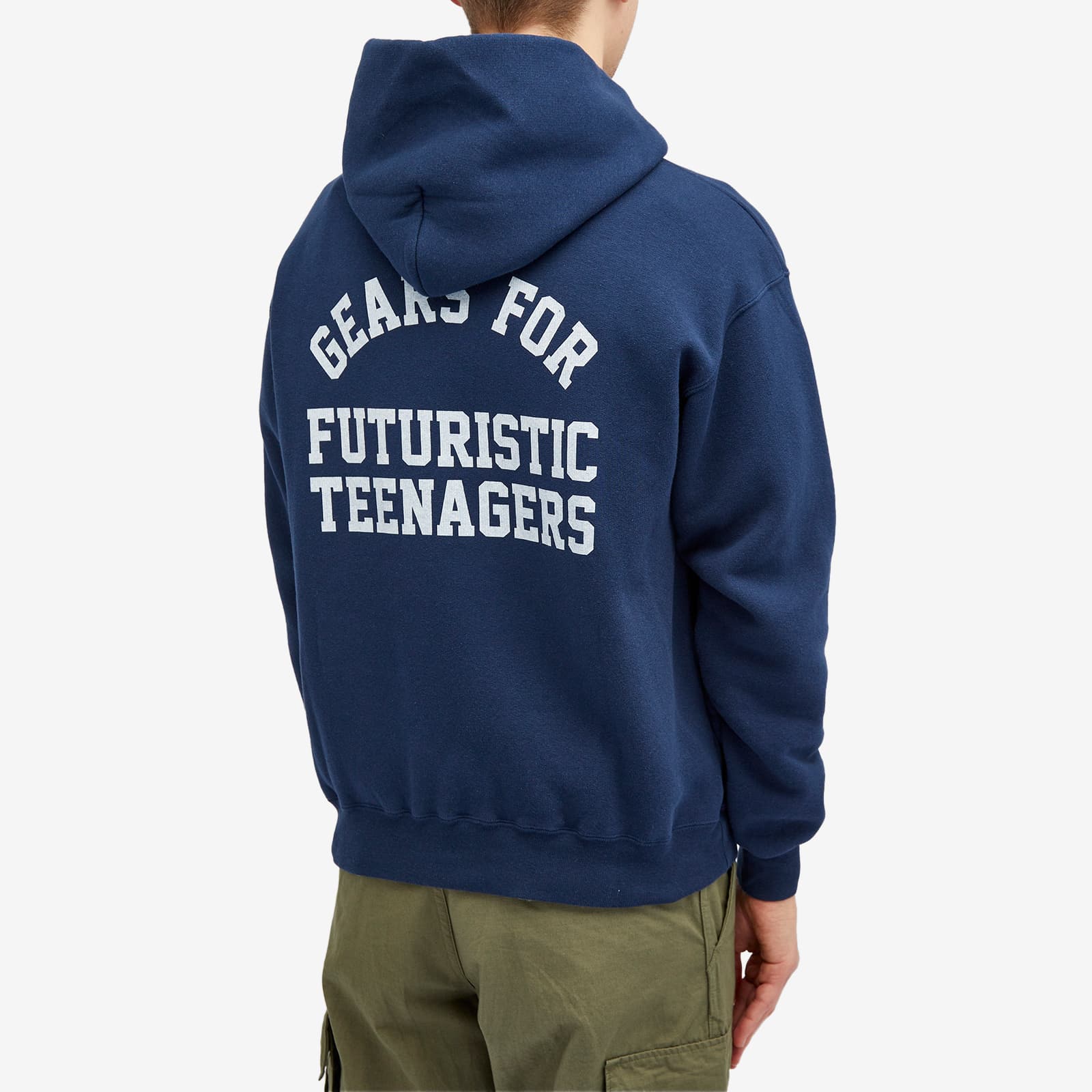 Human Made Logo Hoodie - Navy