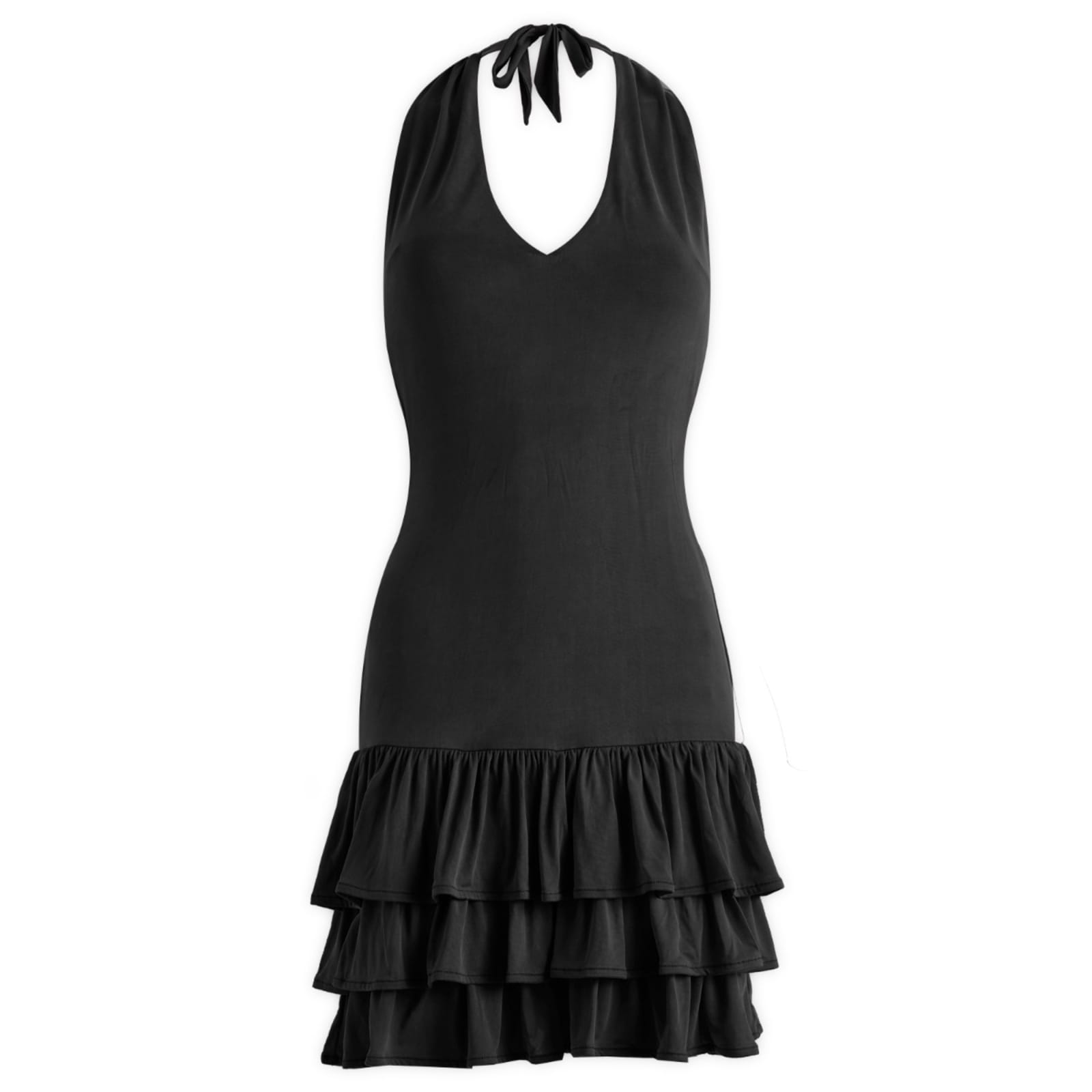 Peachy Den Kylie Halter Mini Dress - Graphite