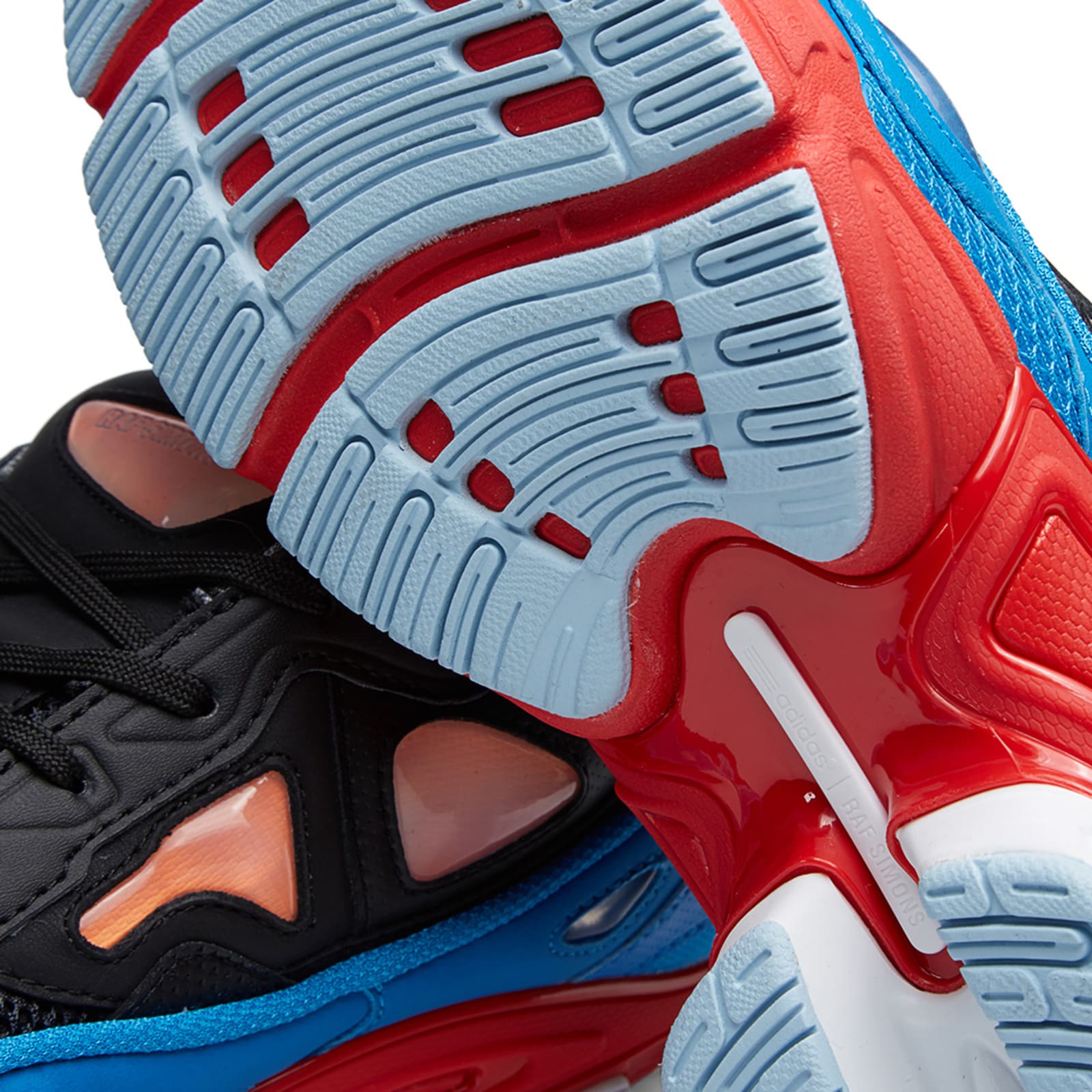 raf simons ozweego red and black