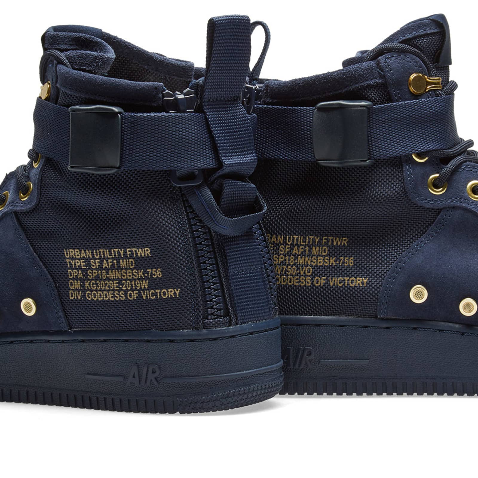nike sf air force 1 mid obsidian
