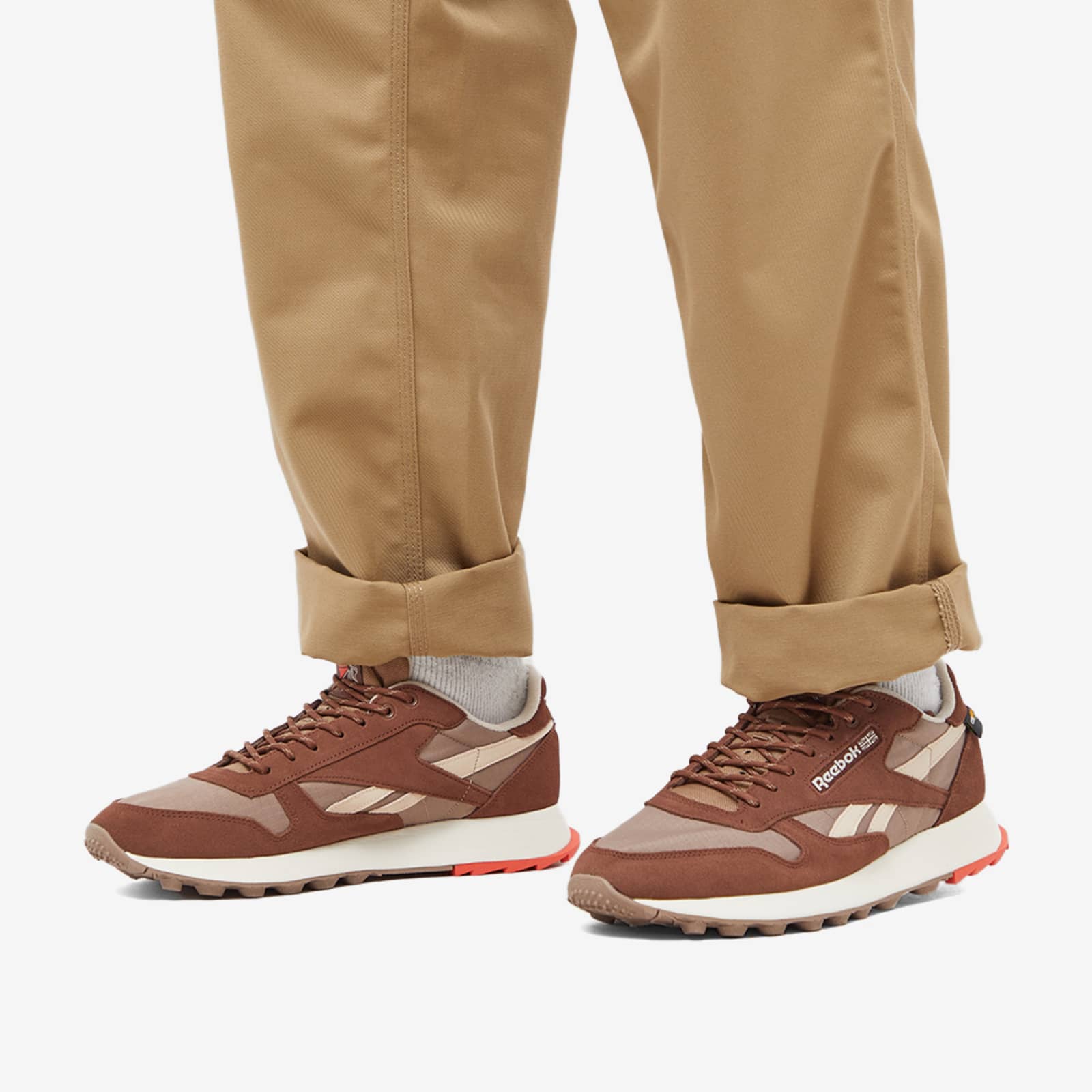 Reebok Classic Leather Cordura - Trail Brown, Taupe & Soft Ecru