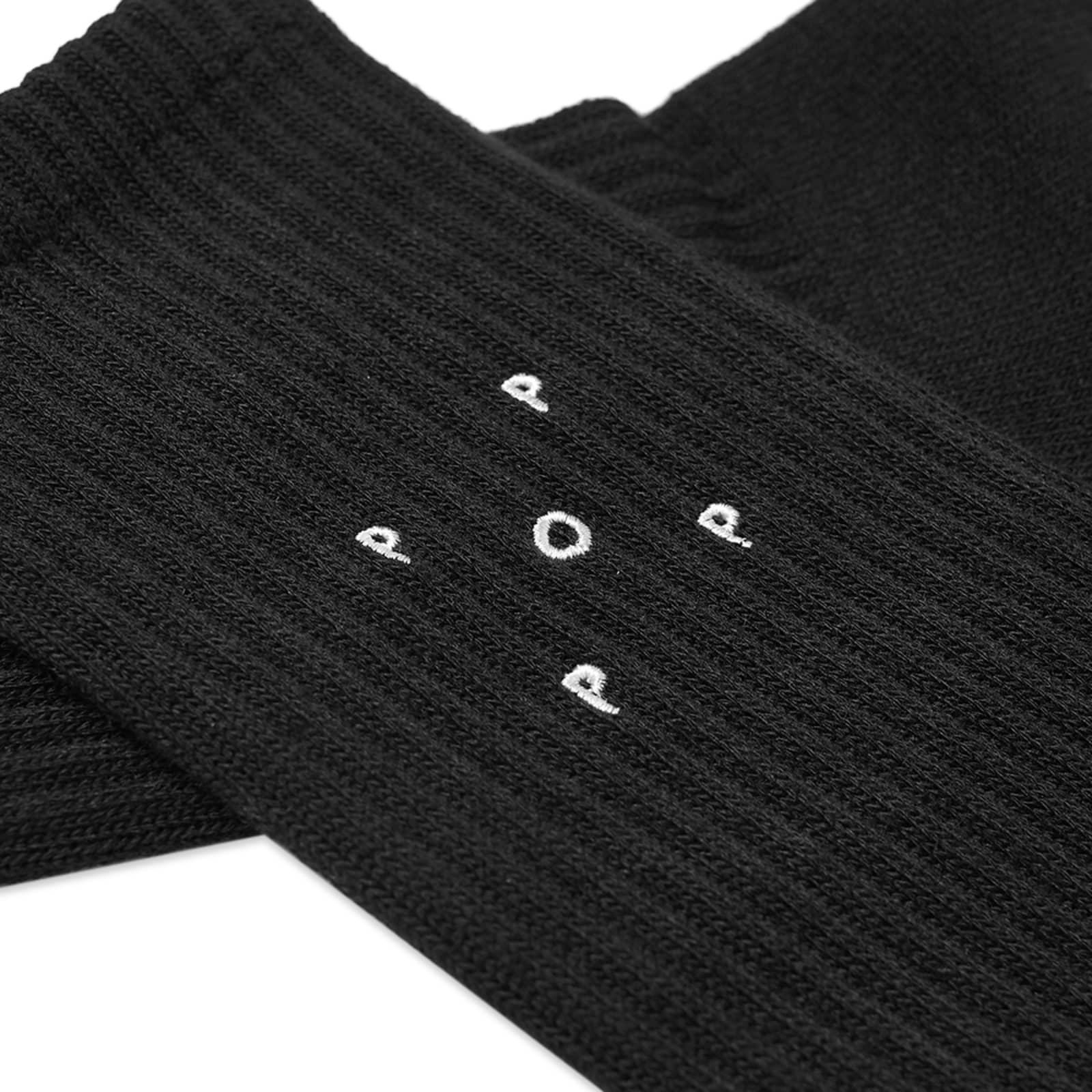 Pop Trading Company Sports Sock Black END.