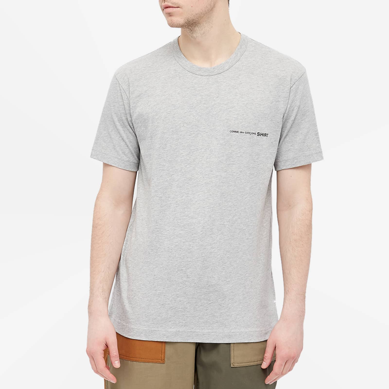 Comme des Garcons SHIRT Logo T-Shirt Grey | END. (AU)