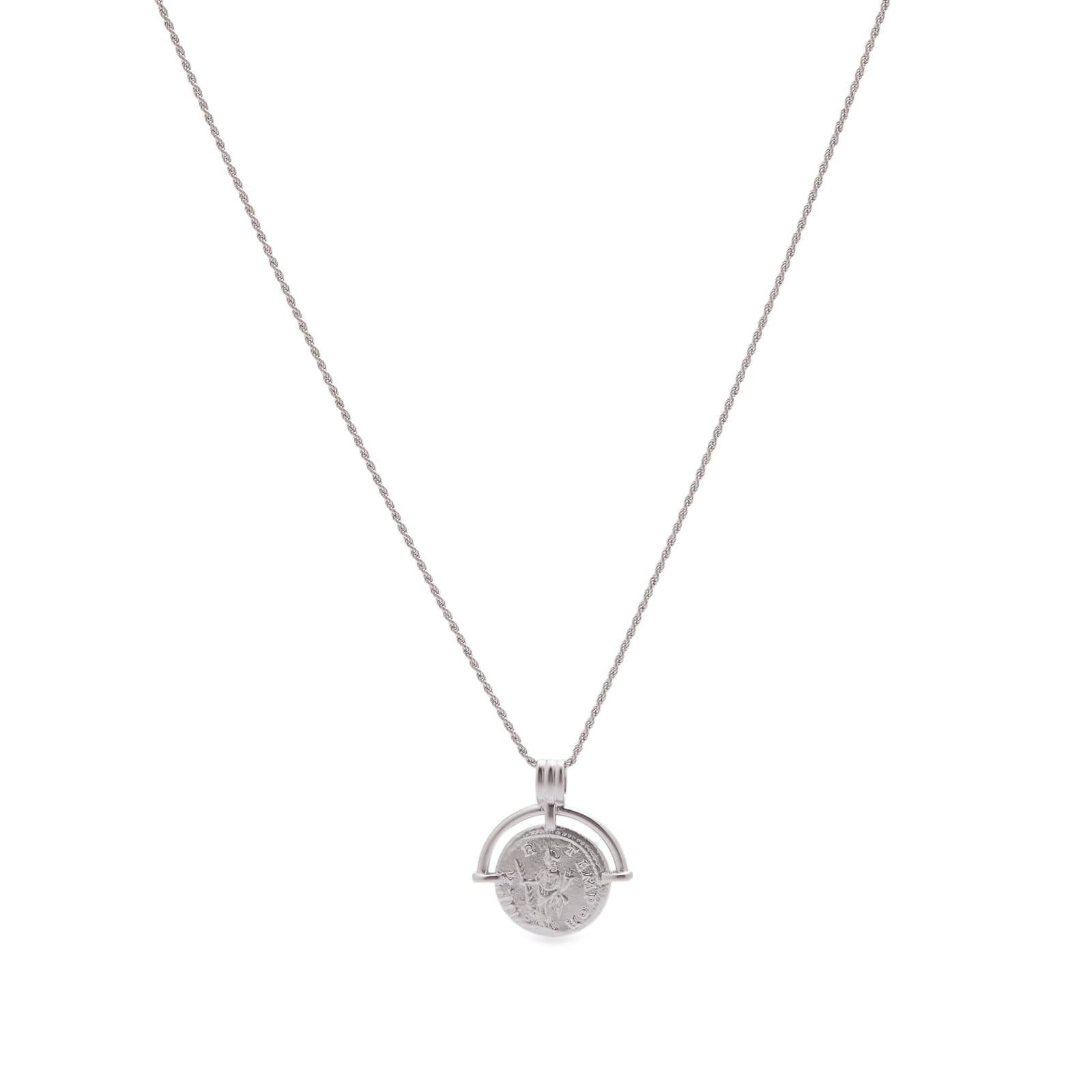 Missoma x Lucy Williams Roman Arc Coin Necklace - Silver
