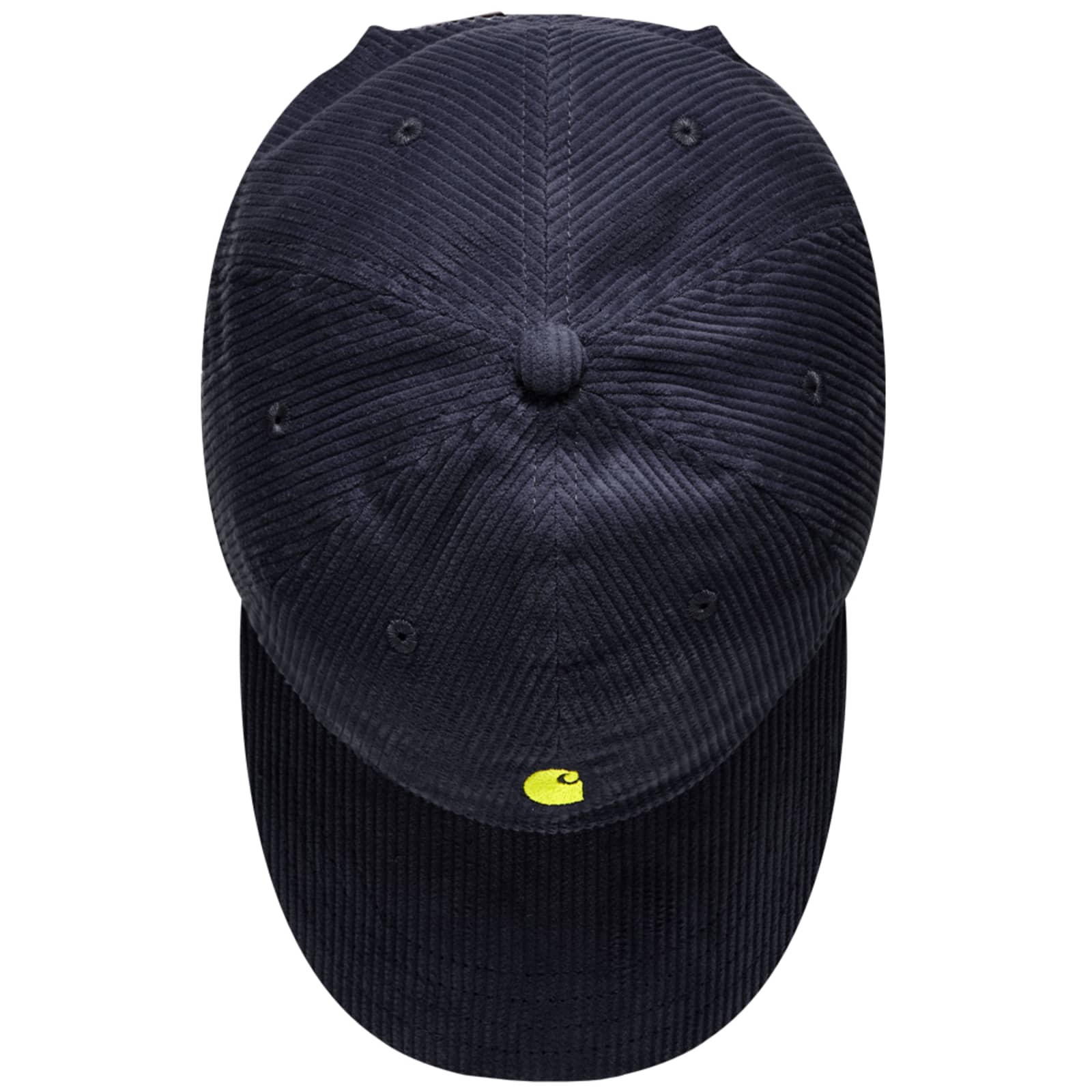Carhartt WIP Harlem Corduroy Cap Dark Navy & Limoncello END. (GB)
