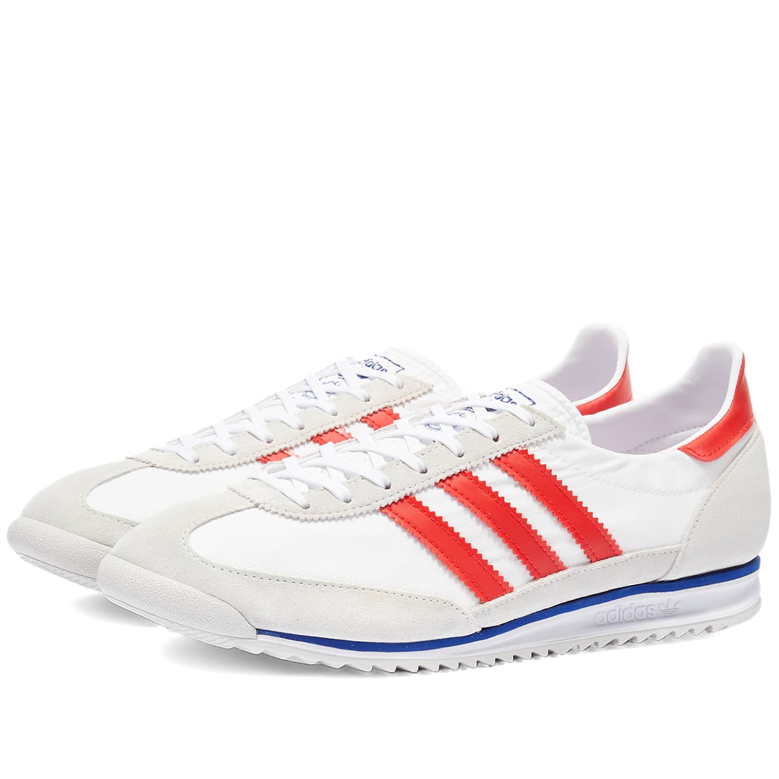 Adidas SL 72 - Grey, White & Vivid Red