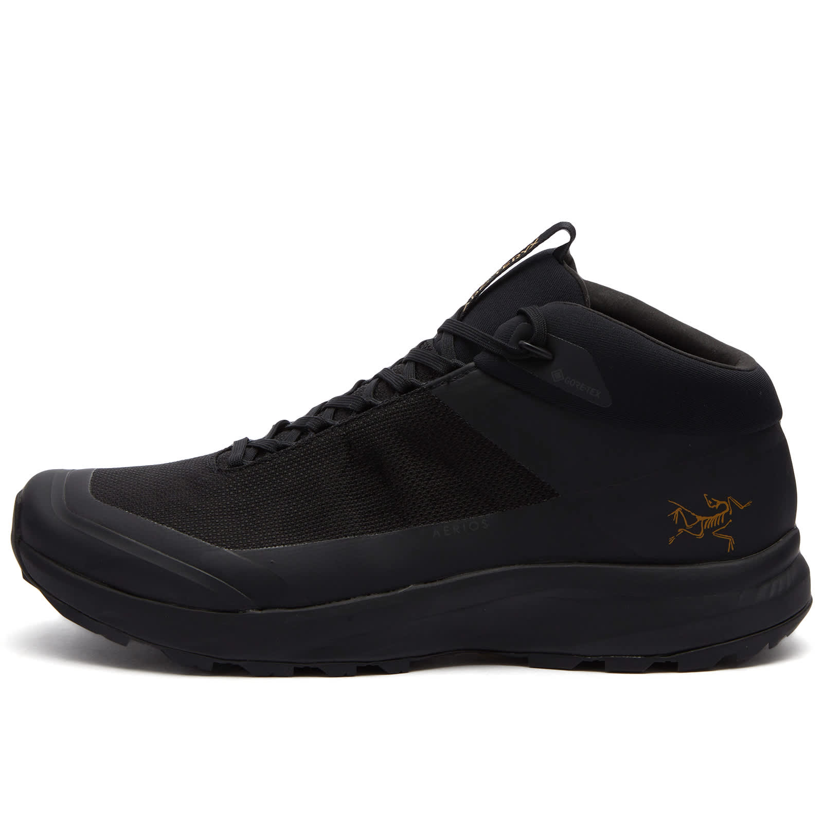 Arc'teryx Aerios FL 2 Mid GTX Trail Sneaker - Black & Black