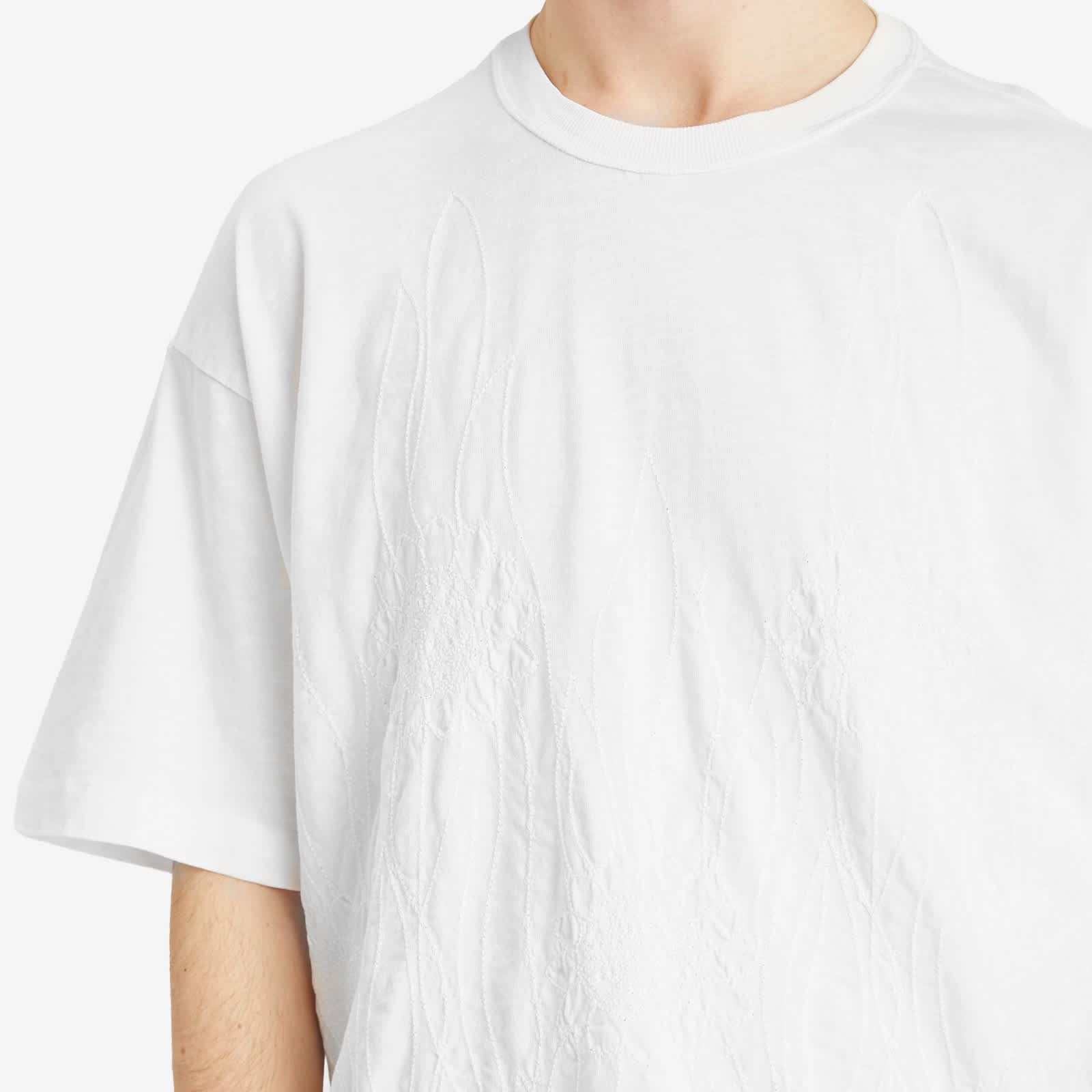 YMC Triple Embroidered Sunflower T-Shirt