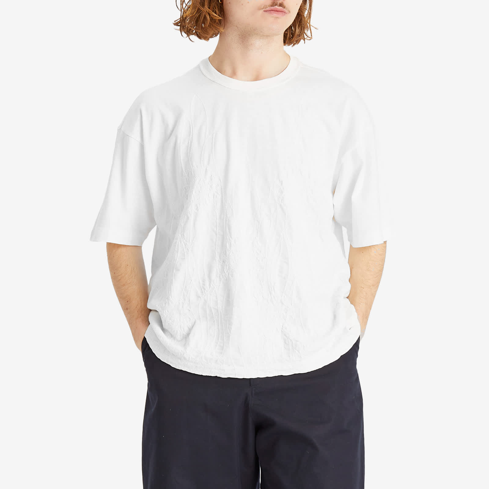 YMC Triple Embroidered Sunflower T-Shirt