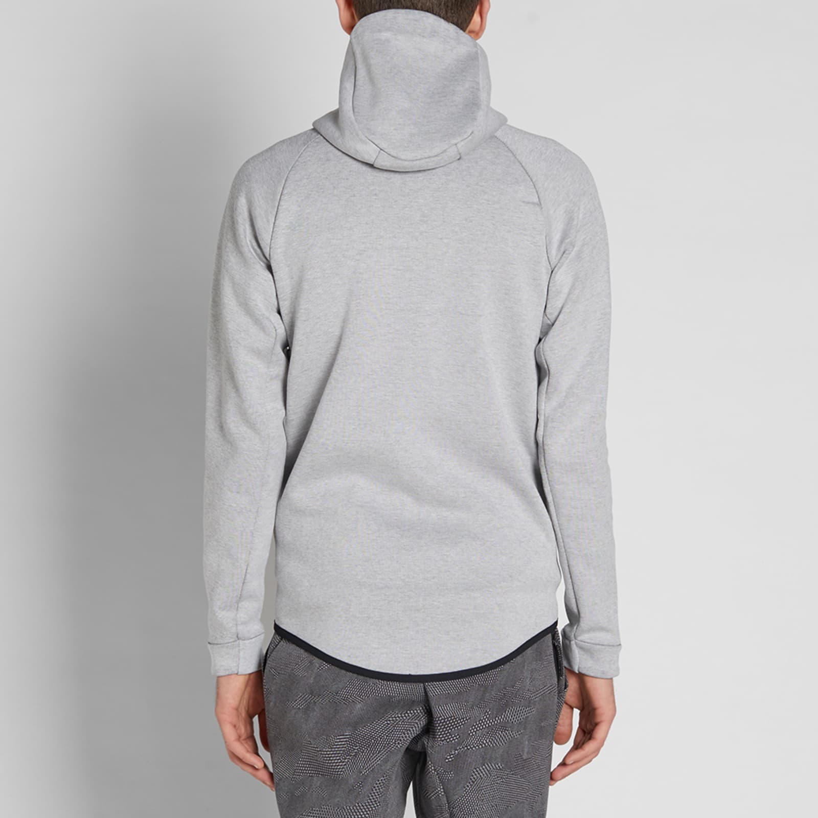 Nike Tech Fleece Windrunner - White Heather & Black