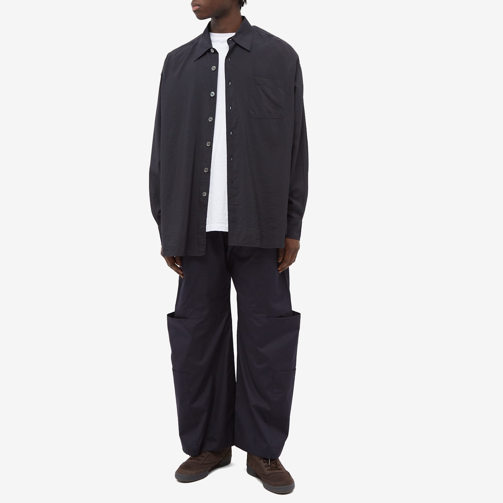 Sage Nation Parachute Cargo Trouser - Navy