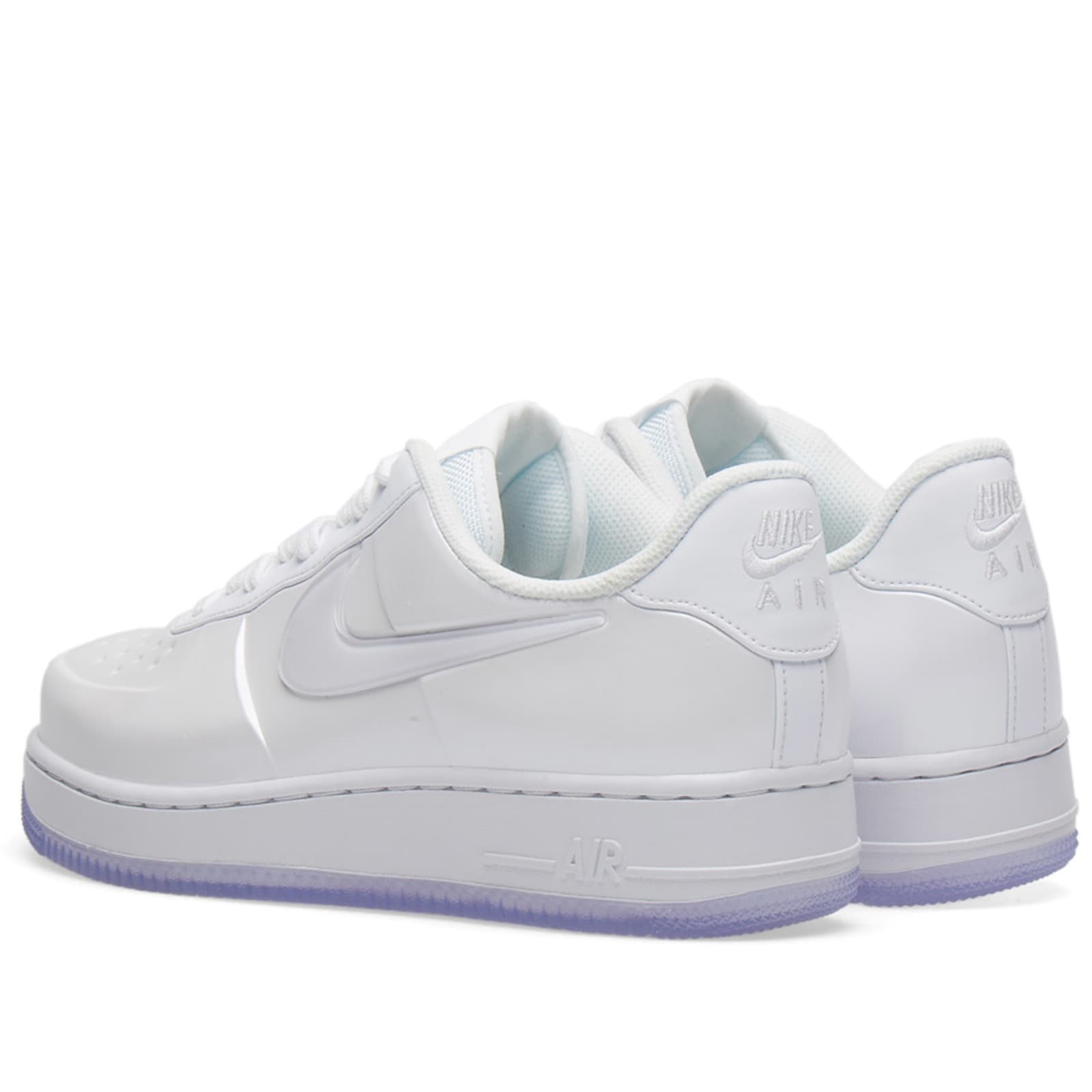 air force 1 foamposite white low