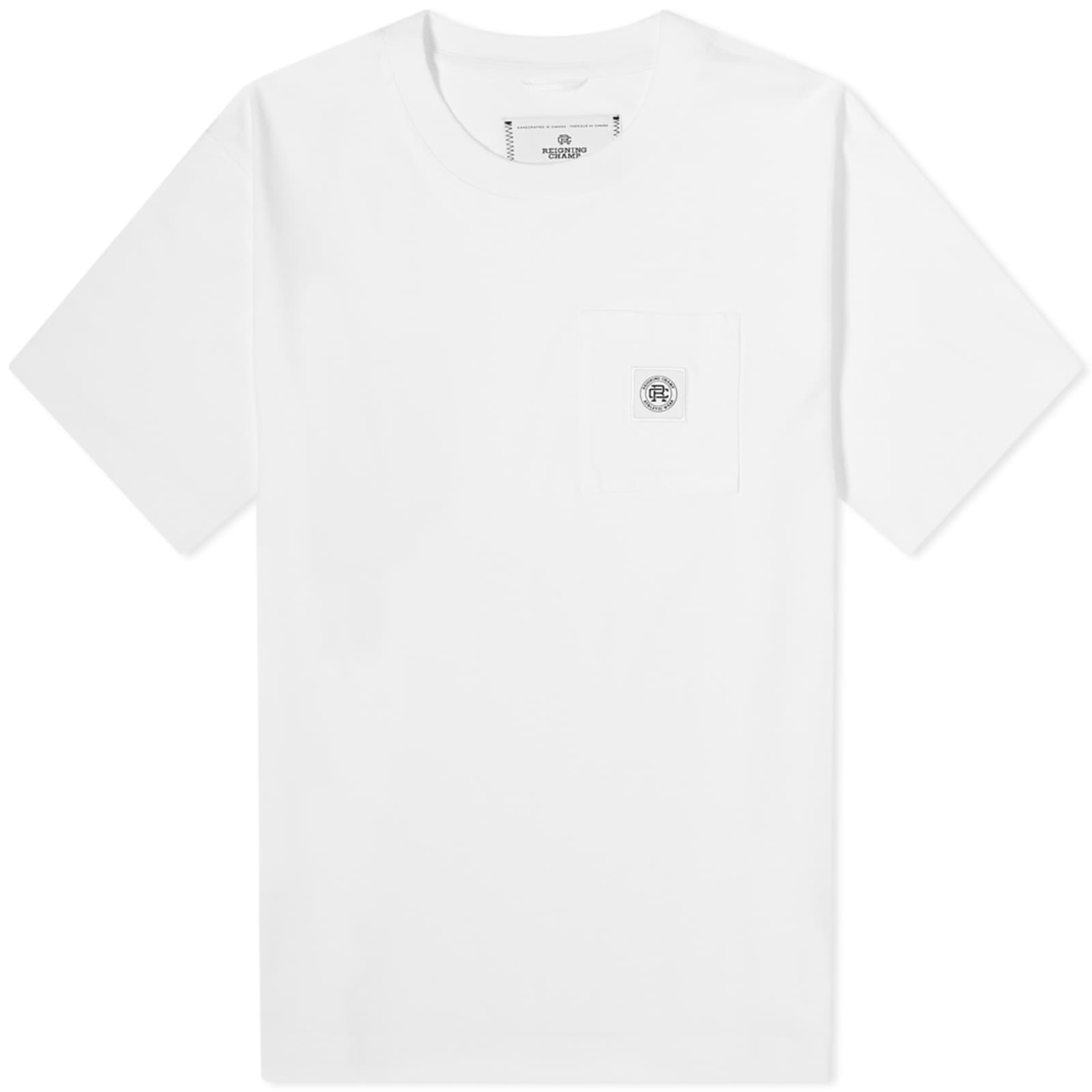 Reigning Champ Logo Pocket T-Shirt - White