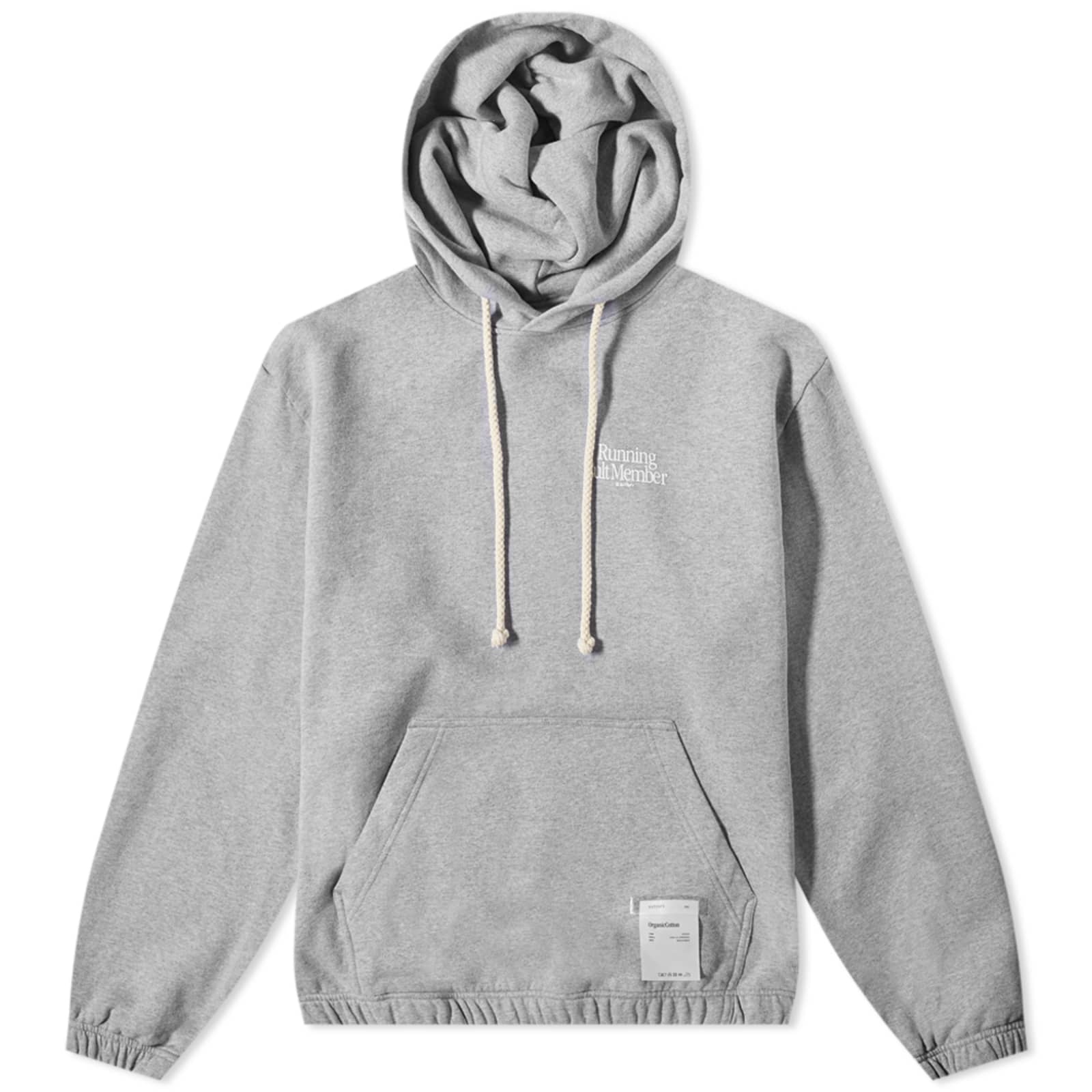 Satisfy Running Cult Member Popover Hoodie - Heather Grey