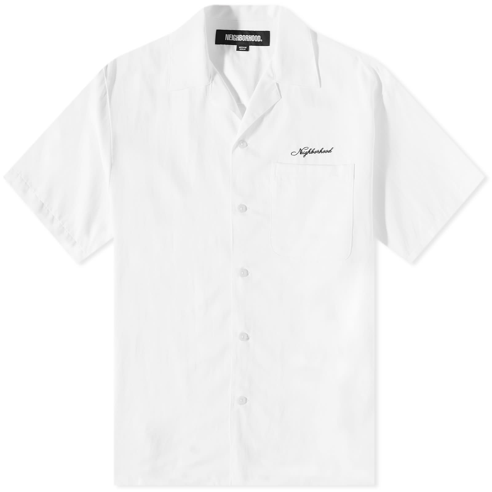 Neighborhood Signature Hawaiian Shirt - White