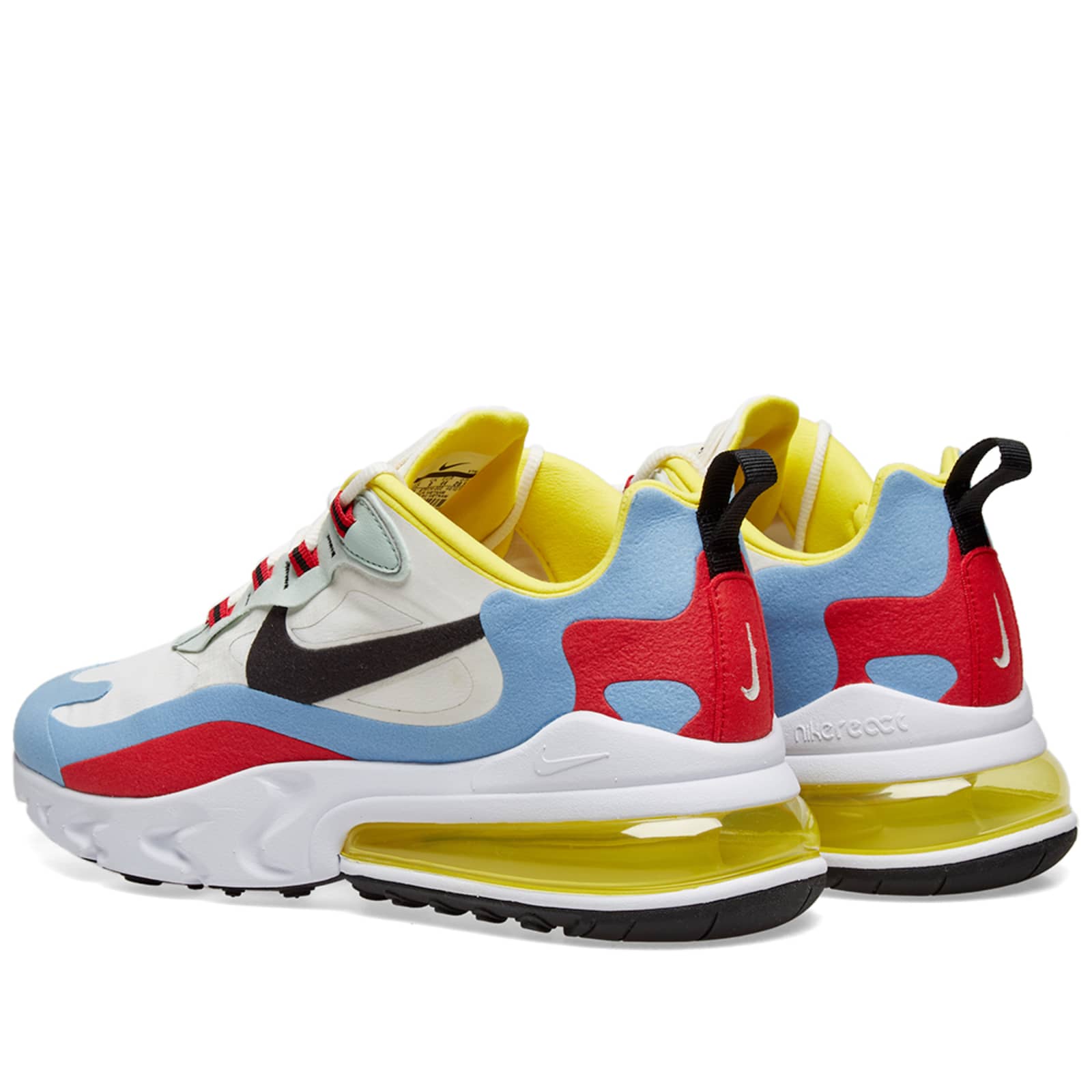 Nike Air Max 270 React W - Phantom, Light Blue & Red