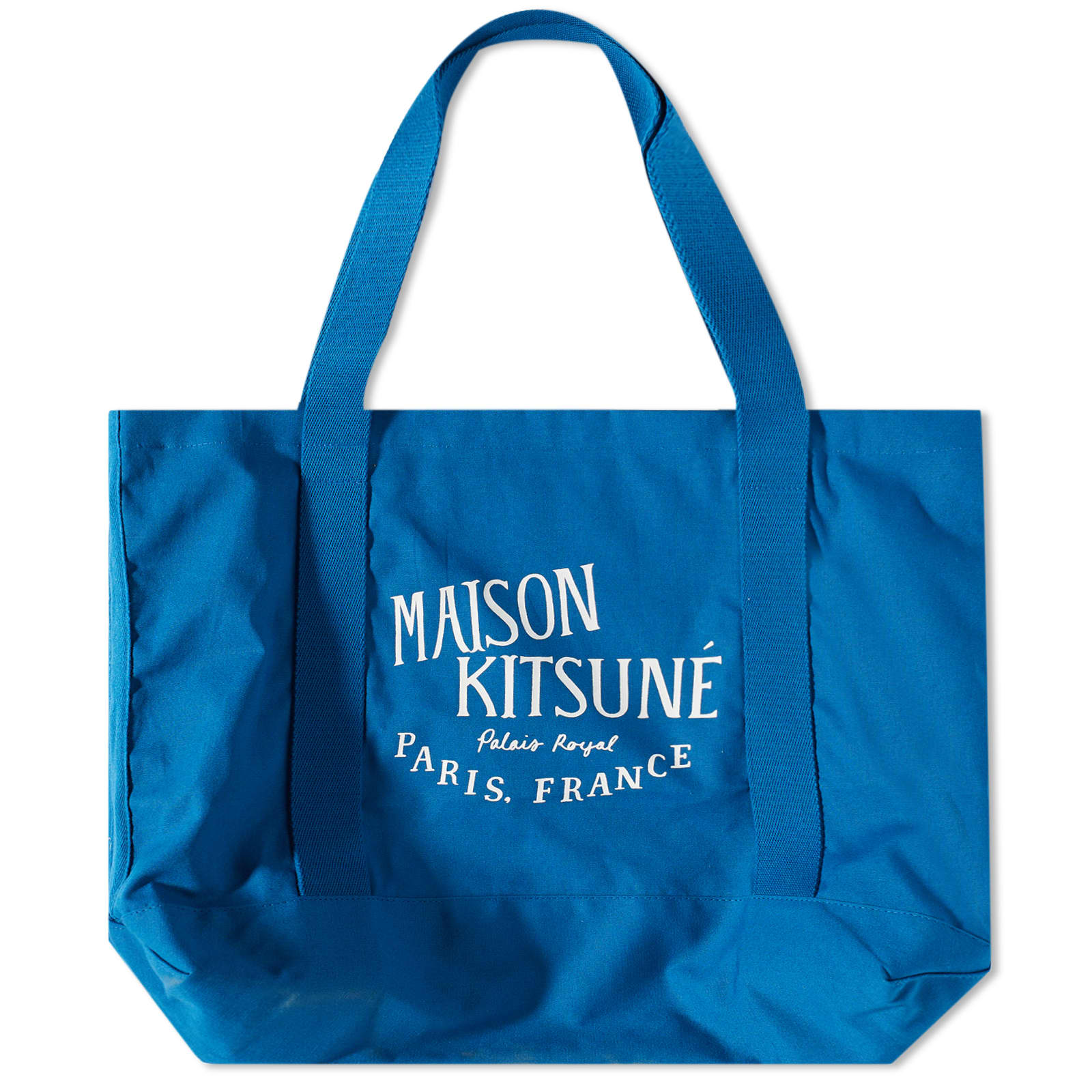Maison Kitsune Palais Royal Shopping Bag Sapphire END.