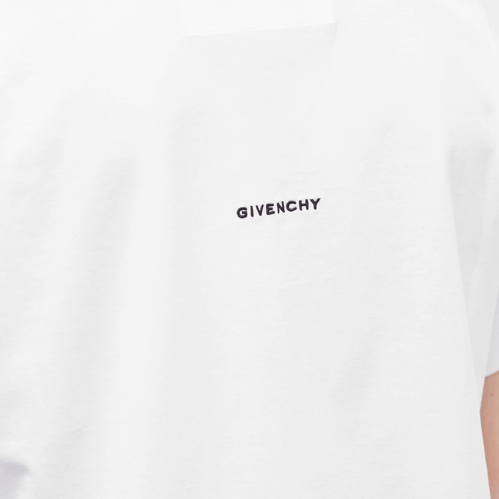 Givenchy Contrast 4G Embroidery Tee - White