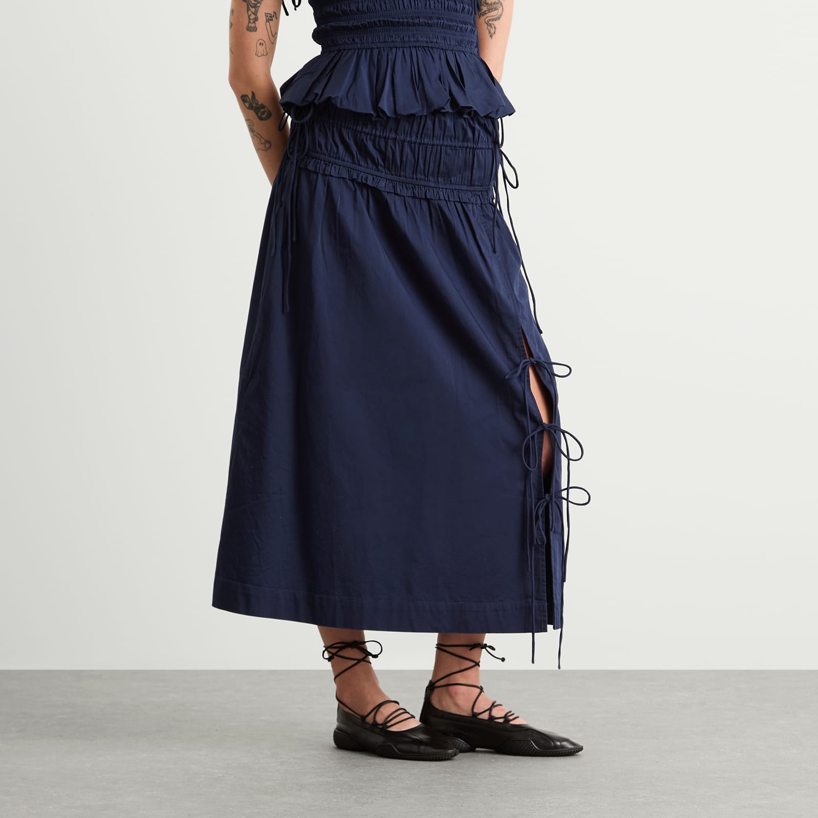 Damson Madder Charlotte Midi Skirt Presented by END.