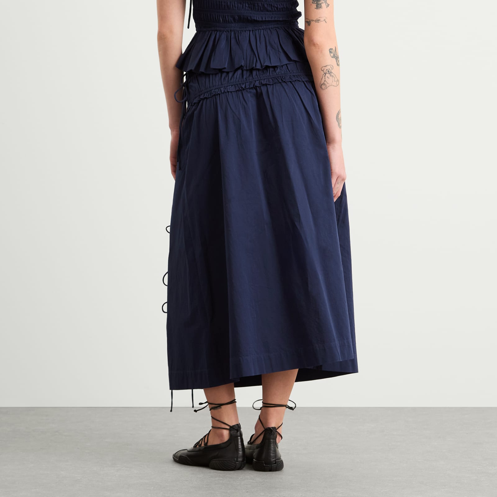 Damson Madder Charlotte Midi Skirt Presented by END.