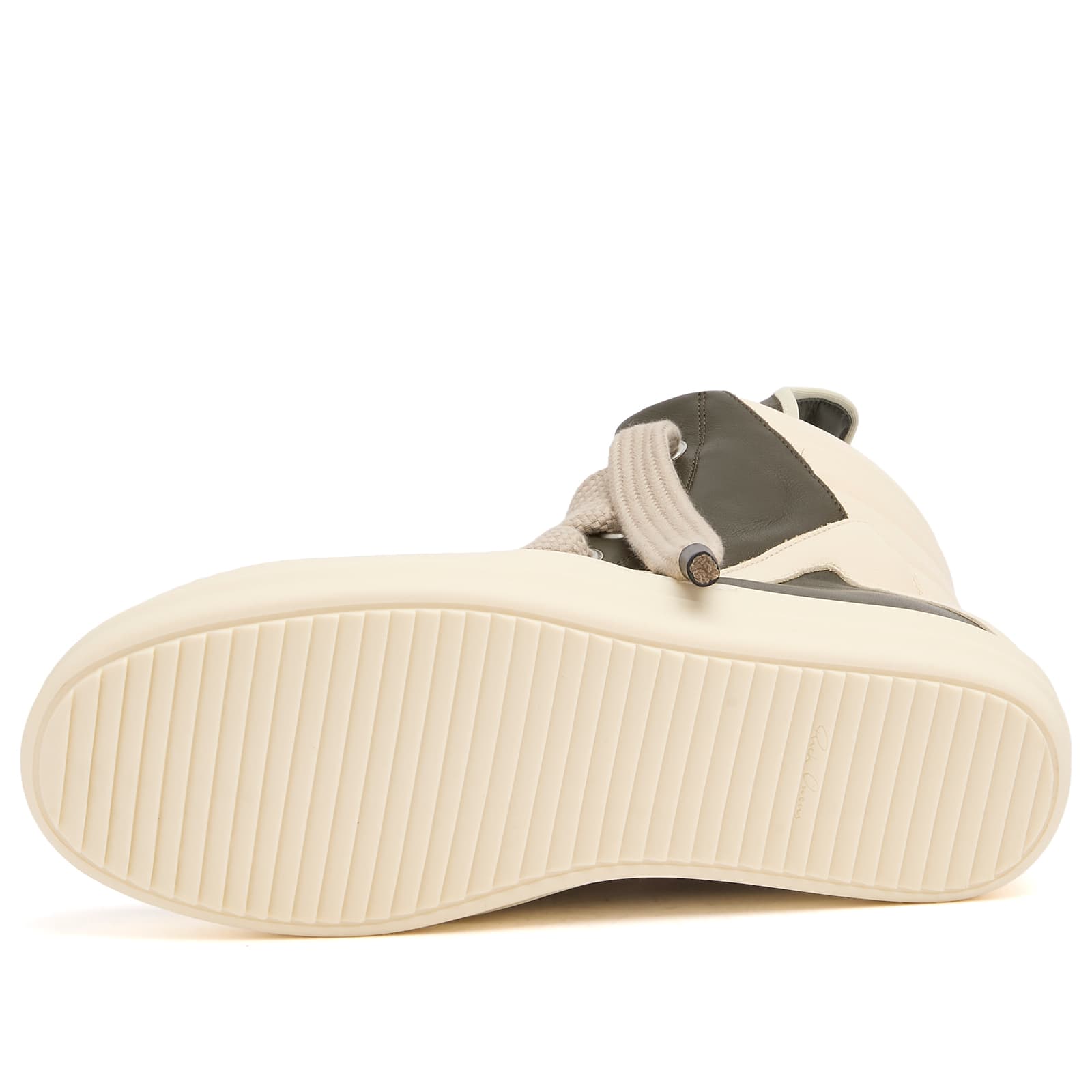 Rick Owens Leather Geobasket Sneakers