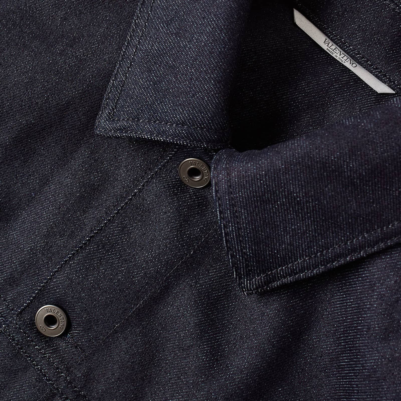 Valentino x Undercover Time Traveller Printed Denim Jacket Indigo