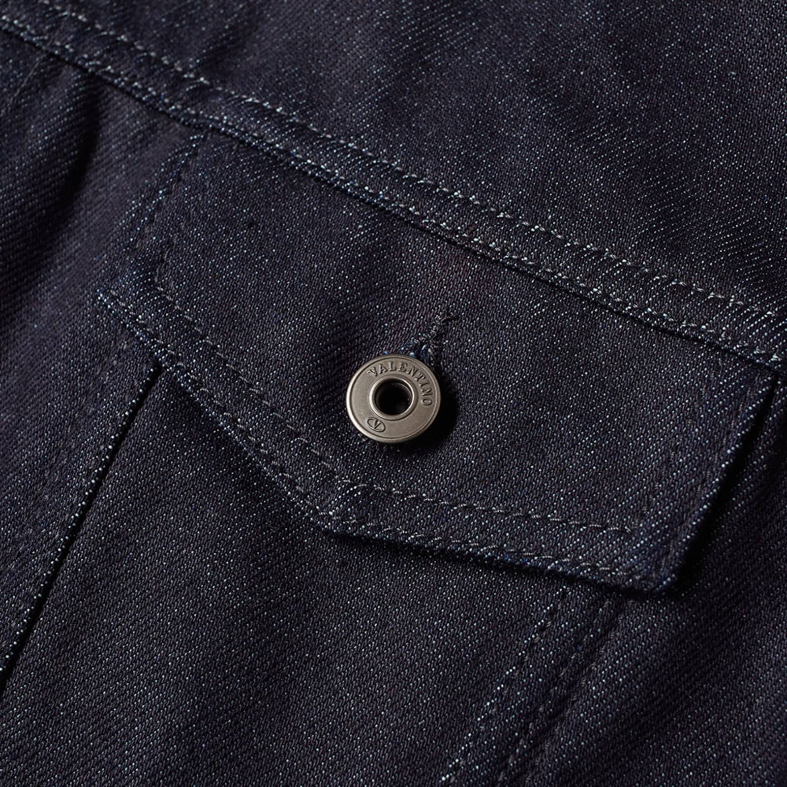 Valentino x Undercover Time Traveller Printed Denim Jacket Indigo