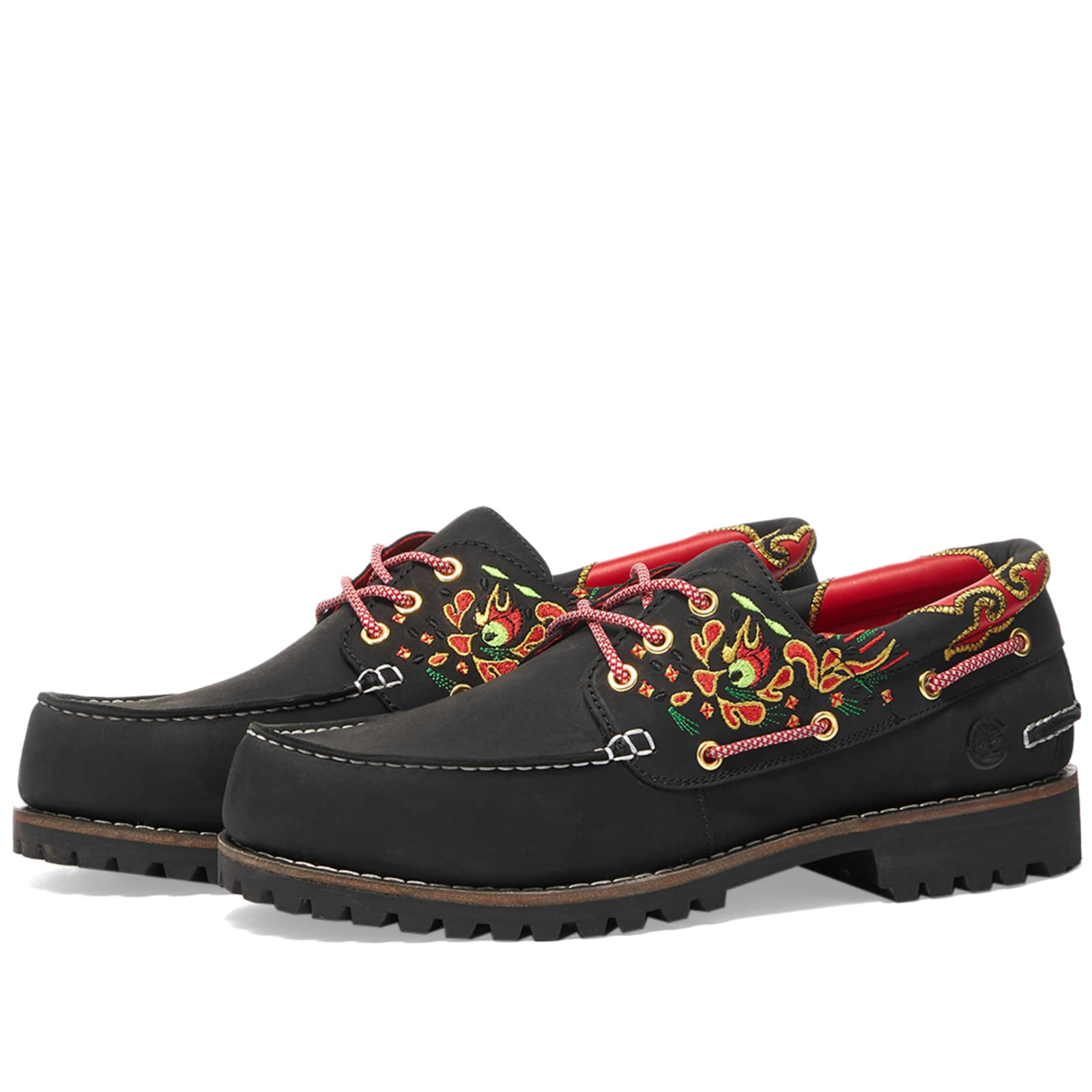 Timberland x CLOT 3 Eye Classic Lug Shoe Black Nubuck END. (US)