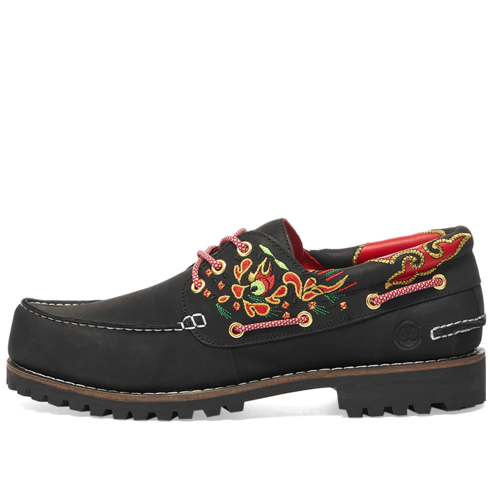 Timberland x CLOT 3 Eye Classic Lug Shoe Black Nubuck END. (US)