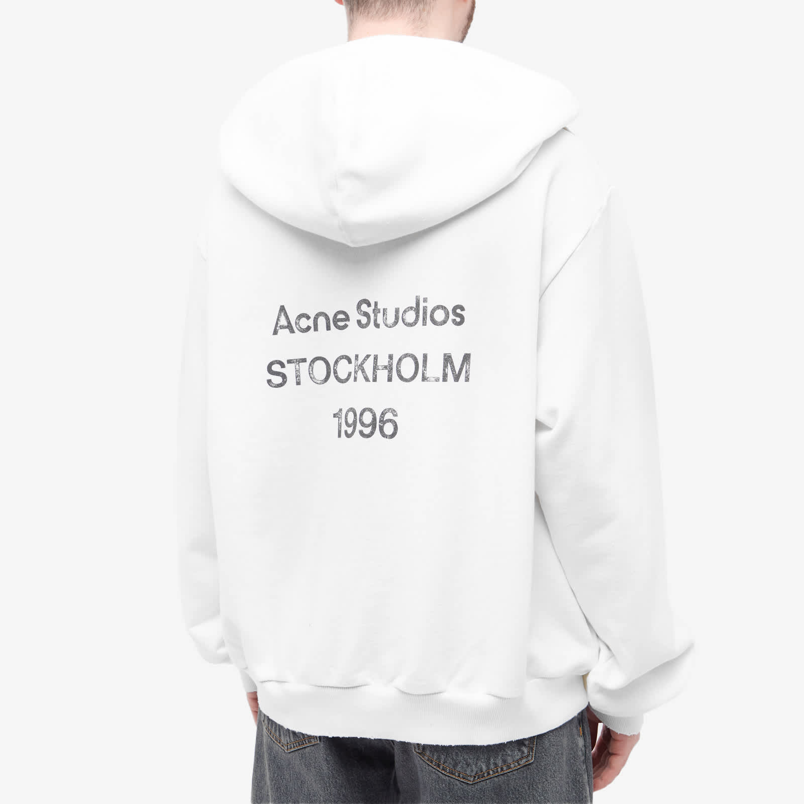 Acne white hoodie Clearance
