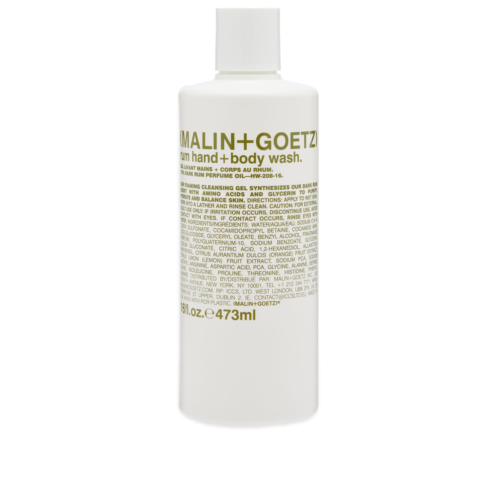 Malin + Goetz Rum Hand & Body Wash 473Ml END.