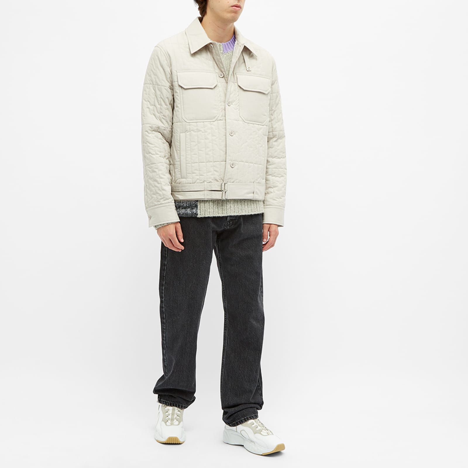 Helmut Lang Compact Quilted Jacket Warm Mist END. (US)